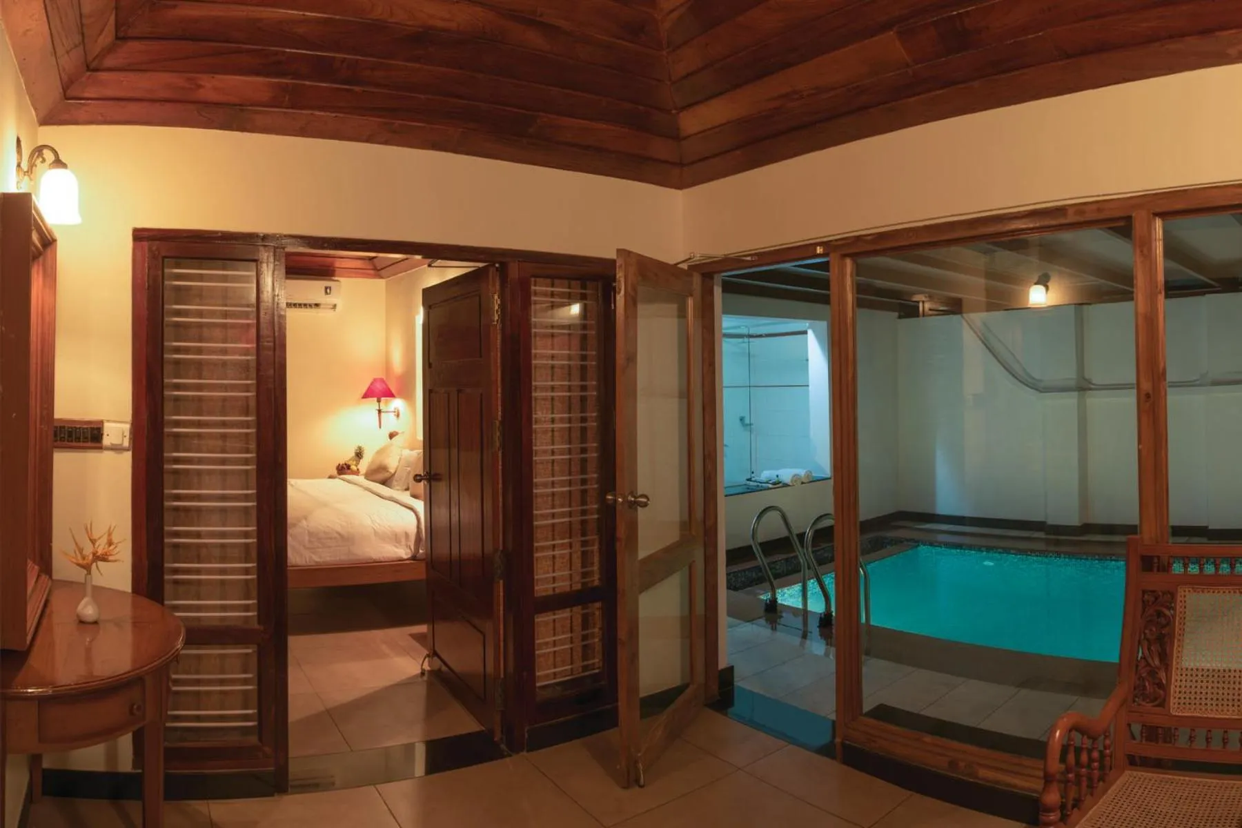 Bed in Isola Di Cocco Ayurvedic Beach Resort