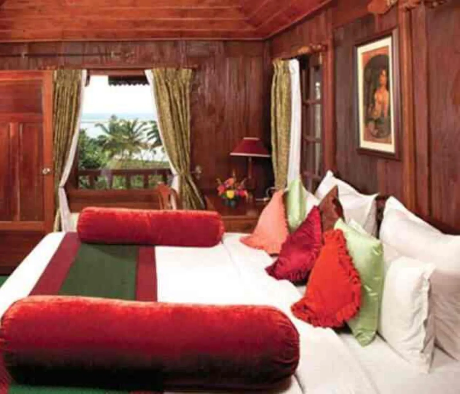 Bed in Isola Di Cocco Ayurvedic Beach Resort