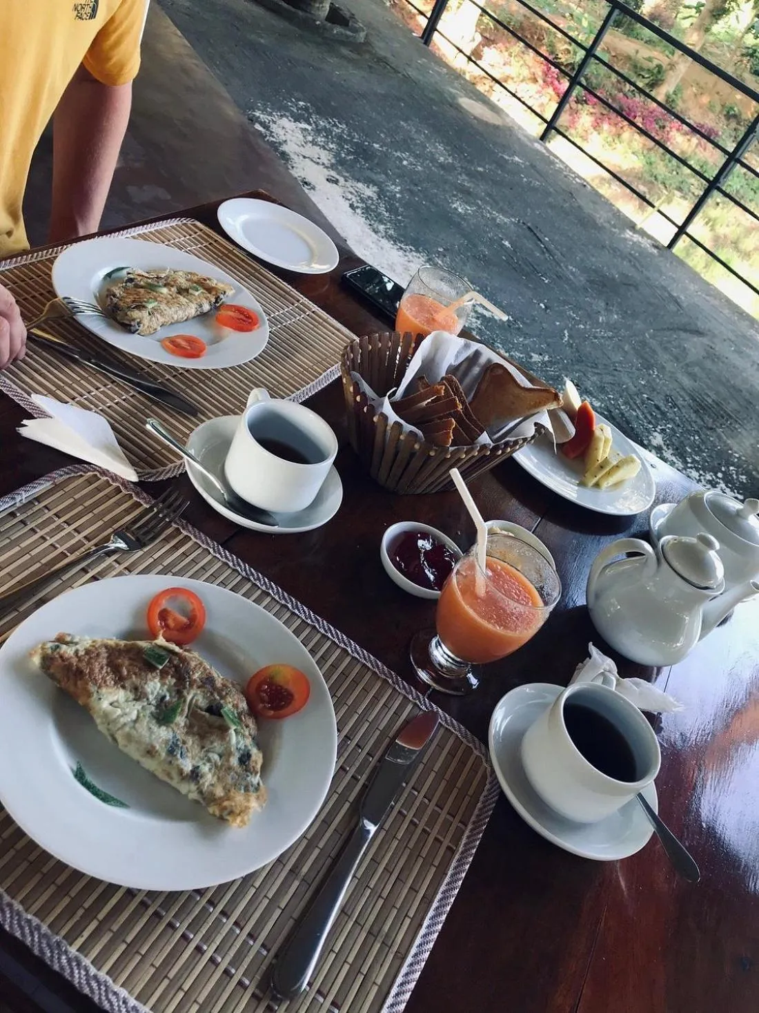 Breakfast in Rajarata Family Resort