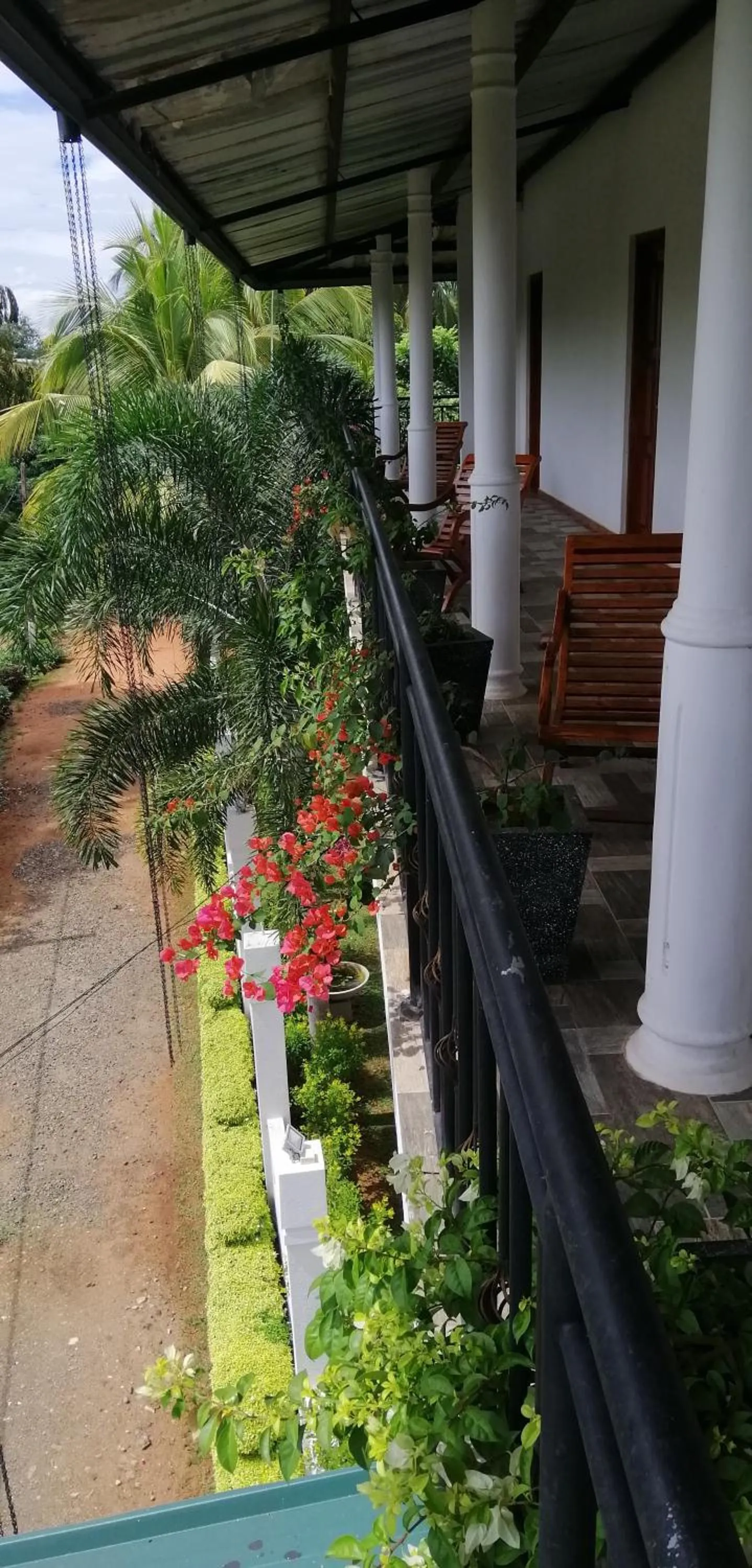Patio in Rajarata Family Resort