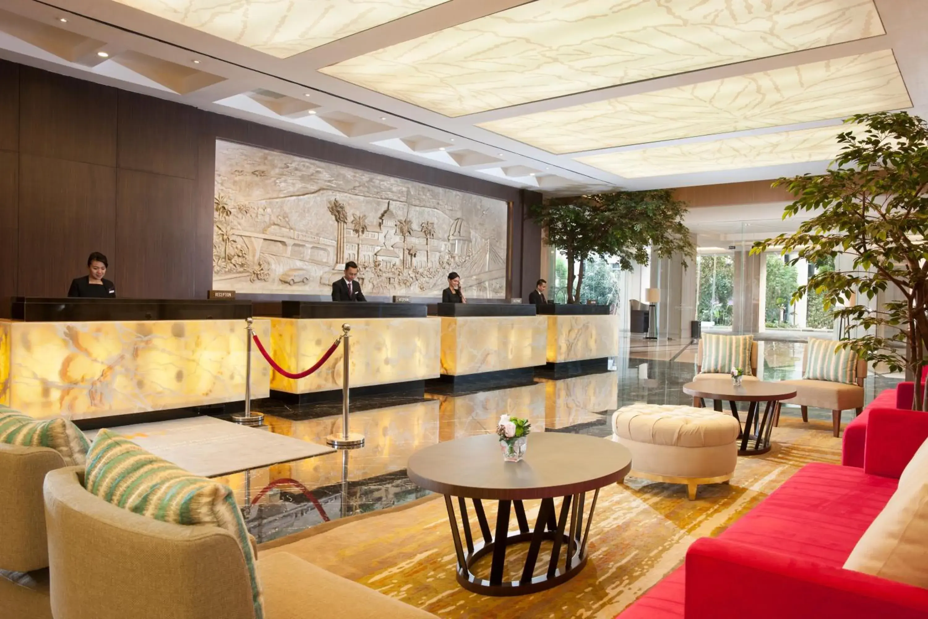 Lobby or reception in Crowne Plaza Bandung by IHG Lobby or reception in Crowne Plaza Bandung by IHG