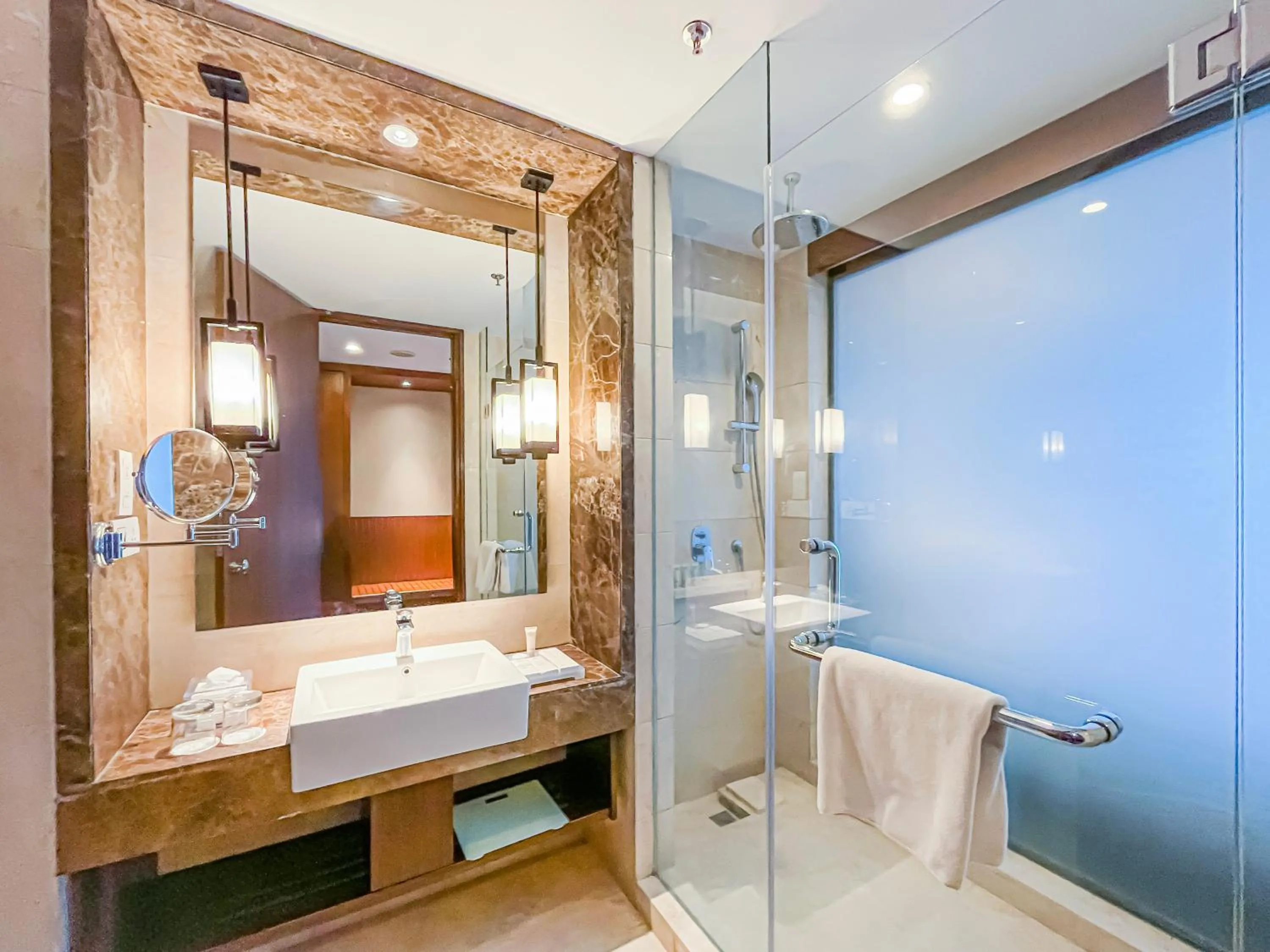 Bathroom in Crowne Plaza Bandung by IHG