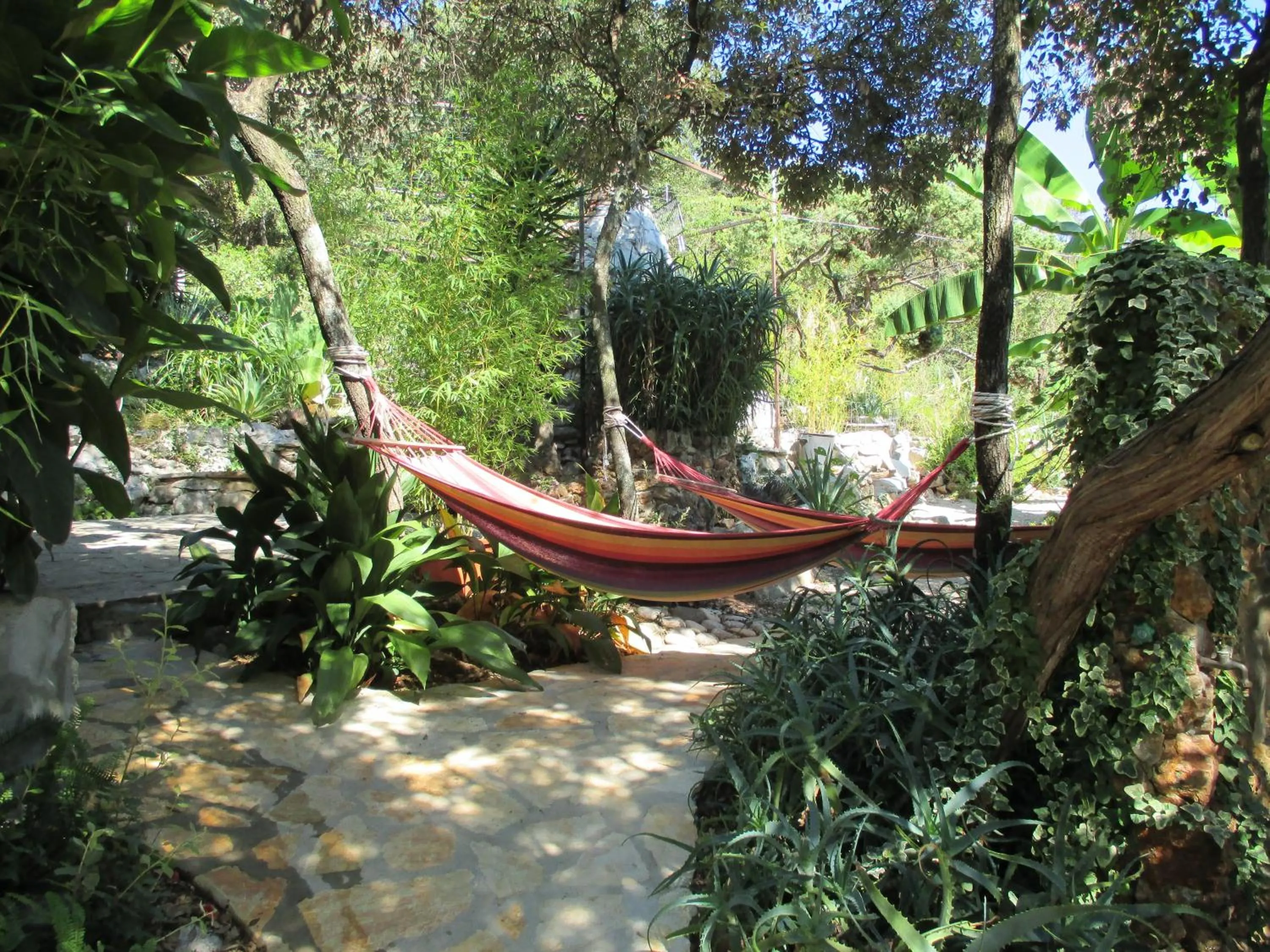 Garden in Relax tiny villas 40 meters of the beach