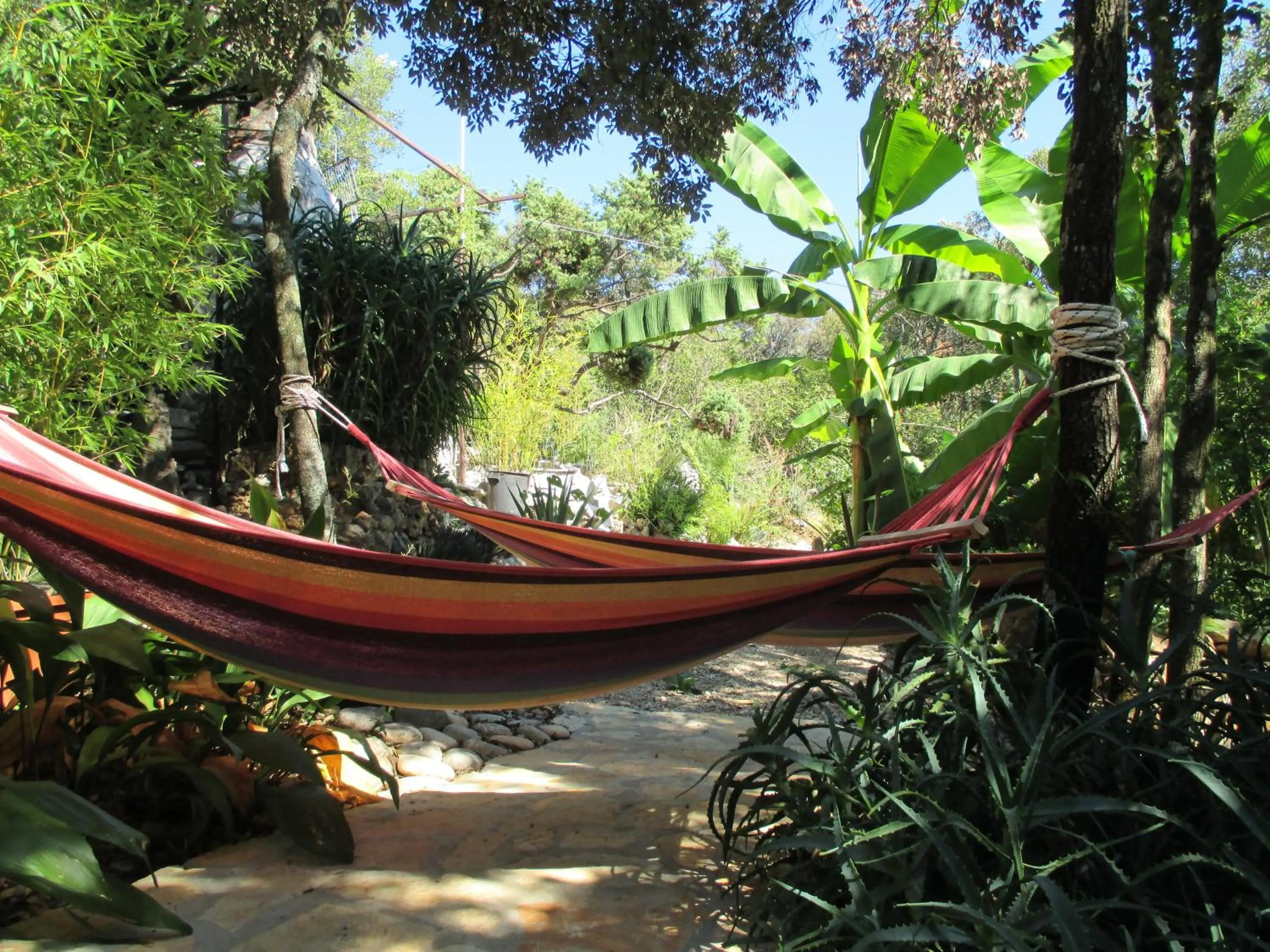 Garden in Relax tiny villas 40 meters of the beach