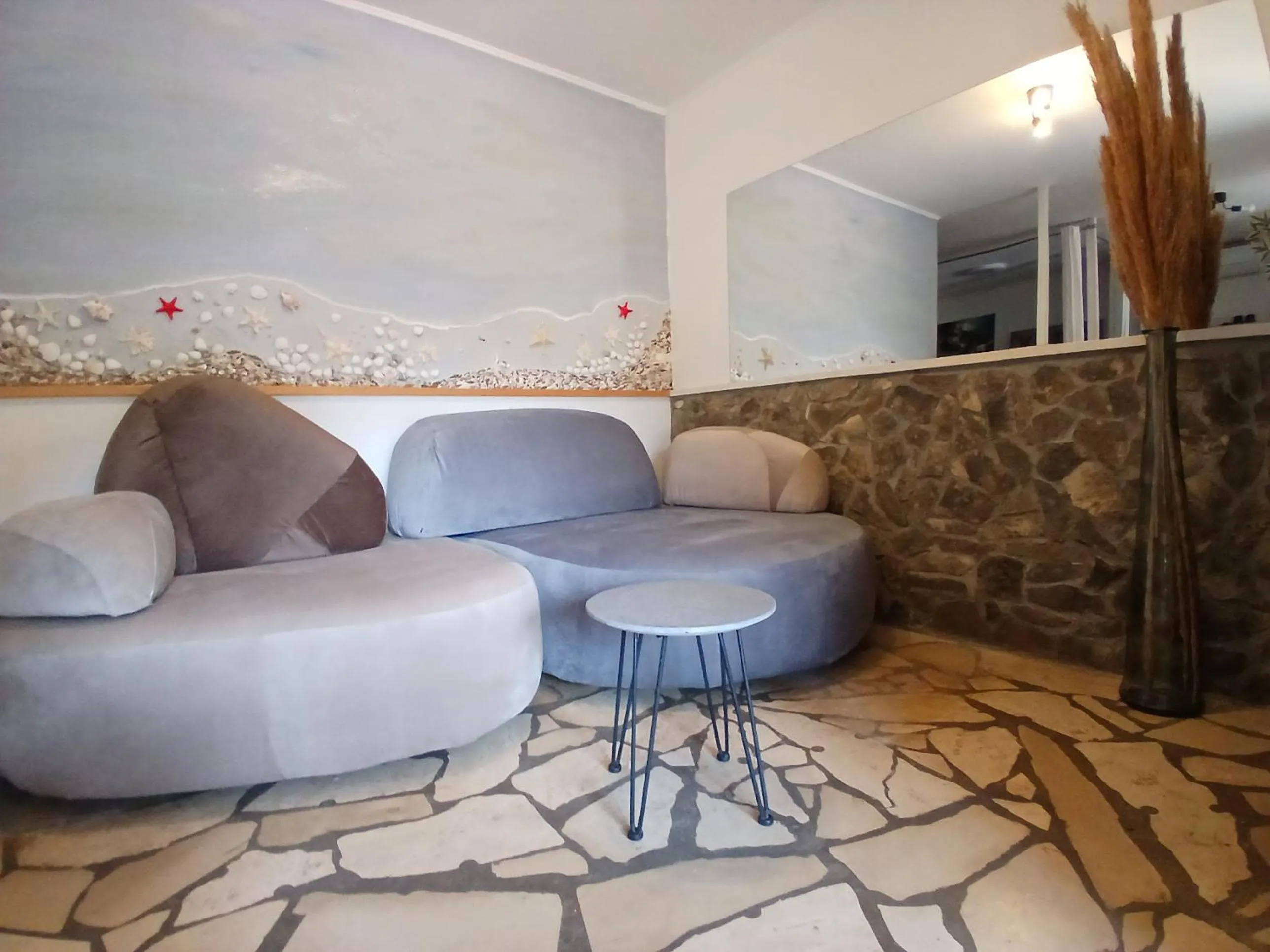 Living room in Relax tiny villas 40 meters of the beach