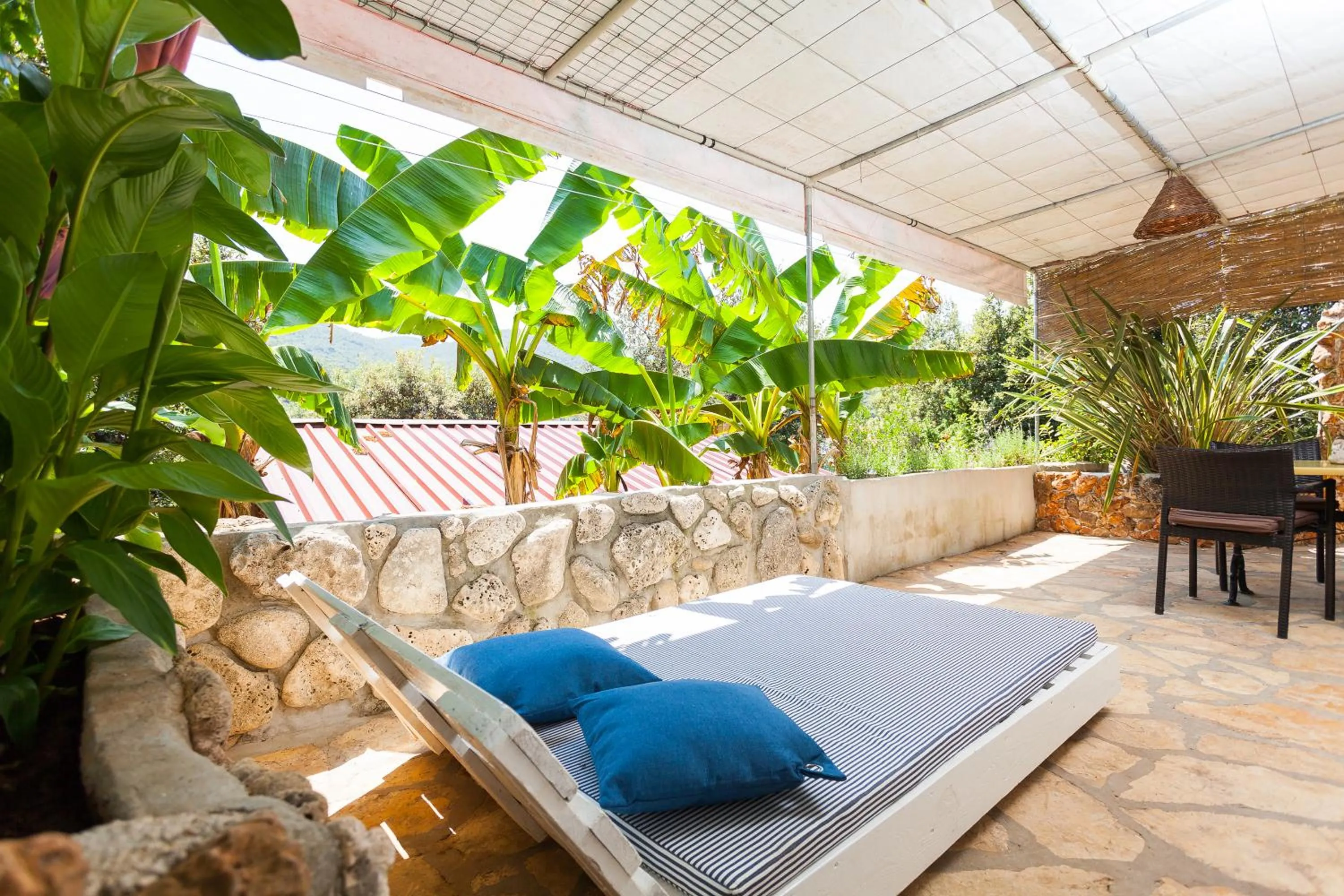 Balcony/Terrace in Relax tiny villas 40 meters of the beach