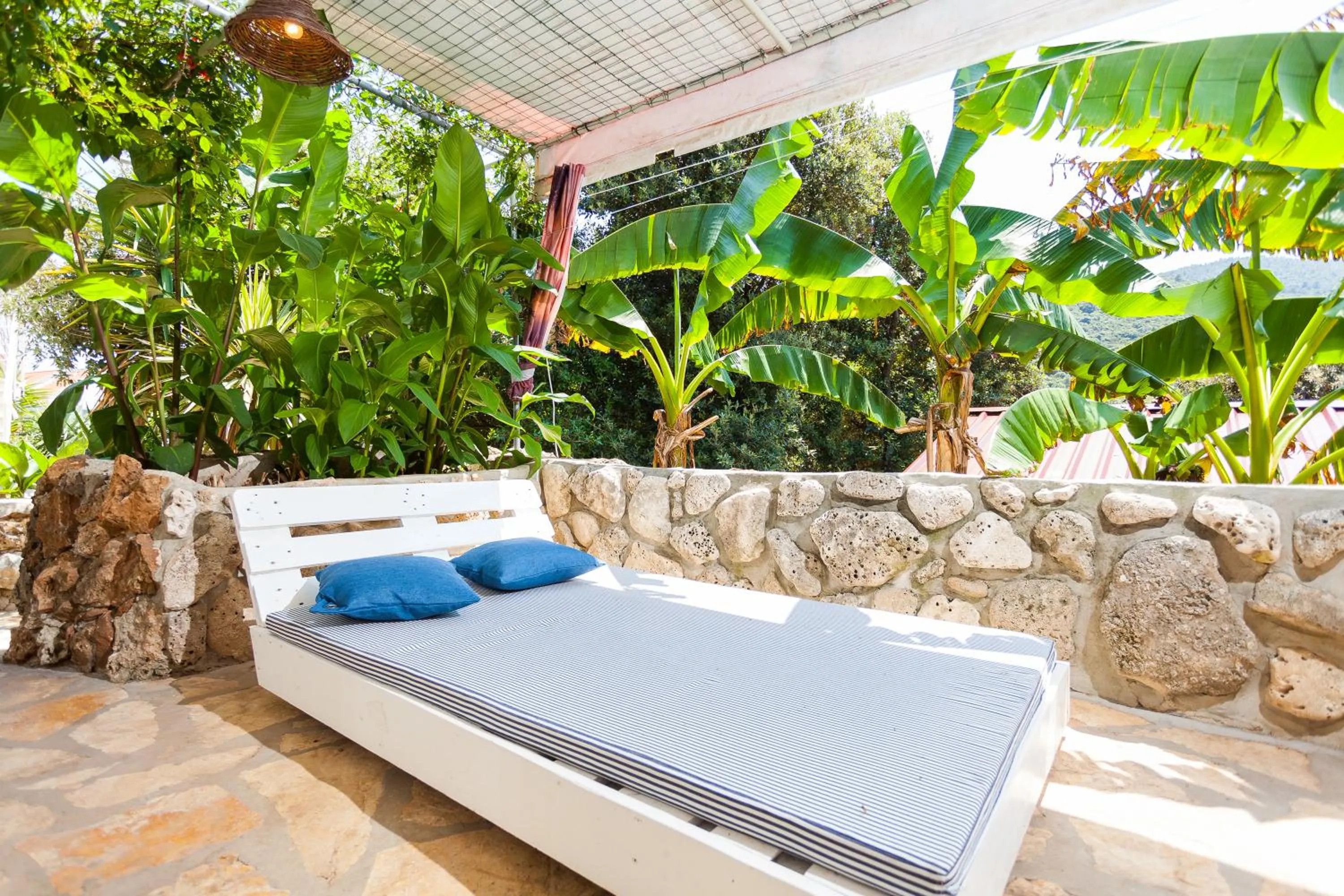 Balcony/Terrace in Relax tiny villas 40 meters of the beach
