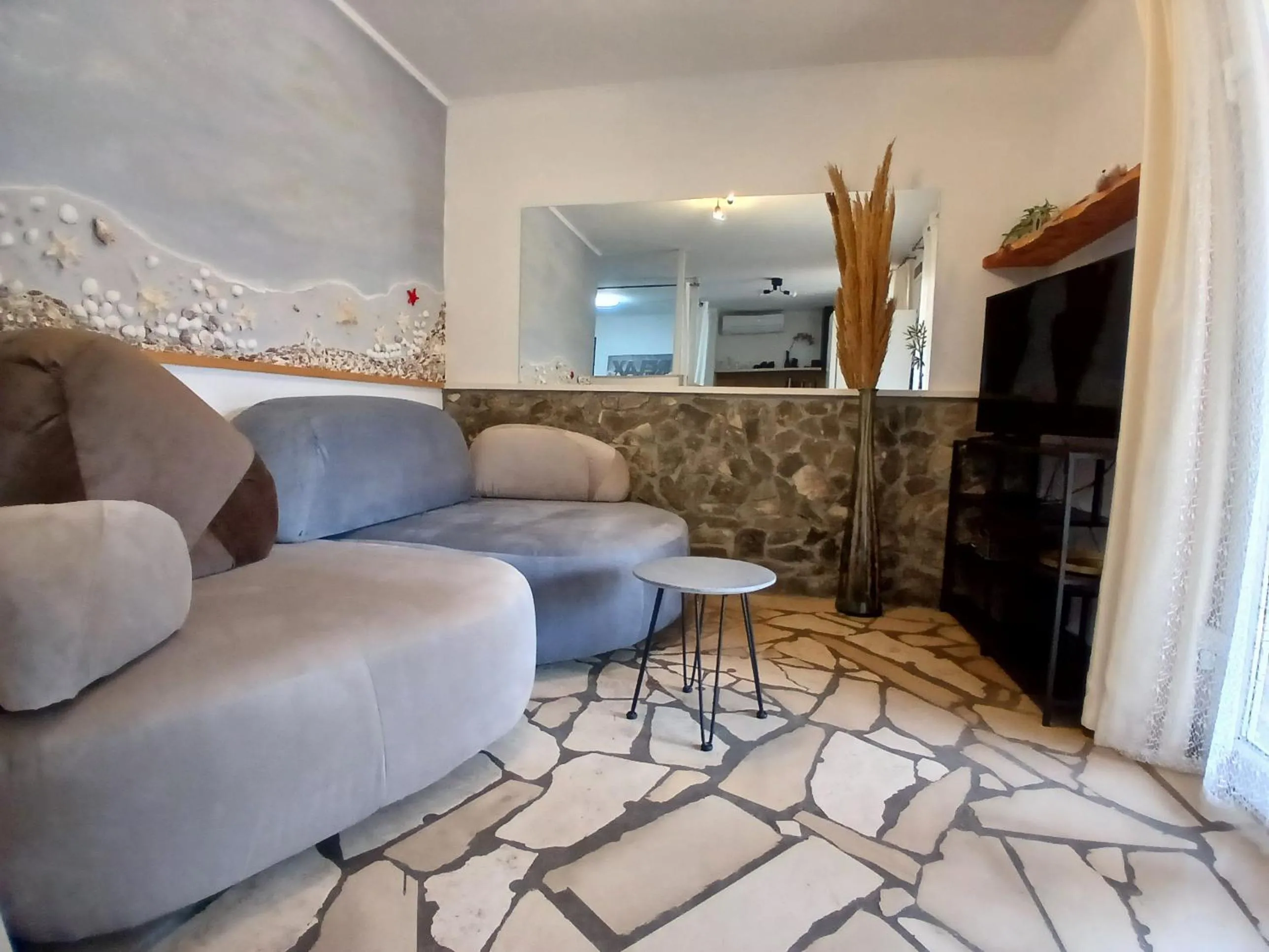 Living room in Relax tiny villas 40 meters of the beach