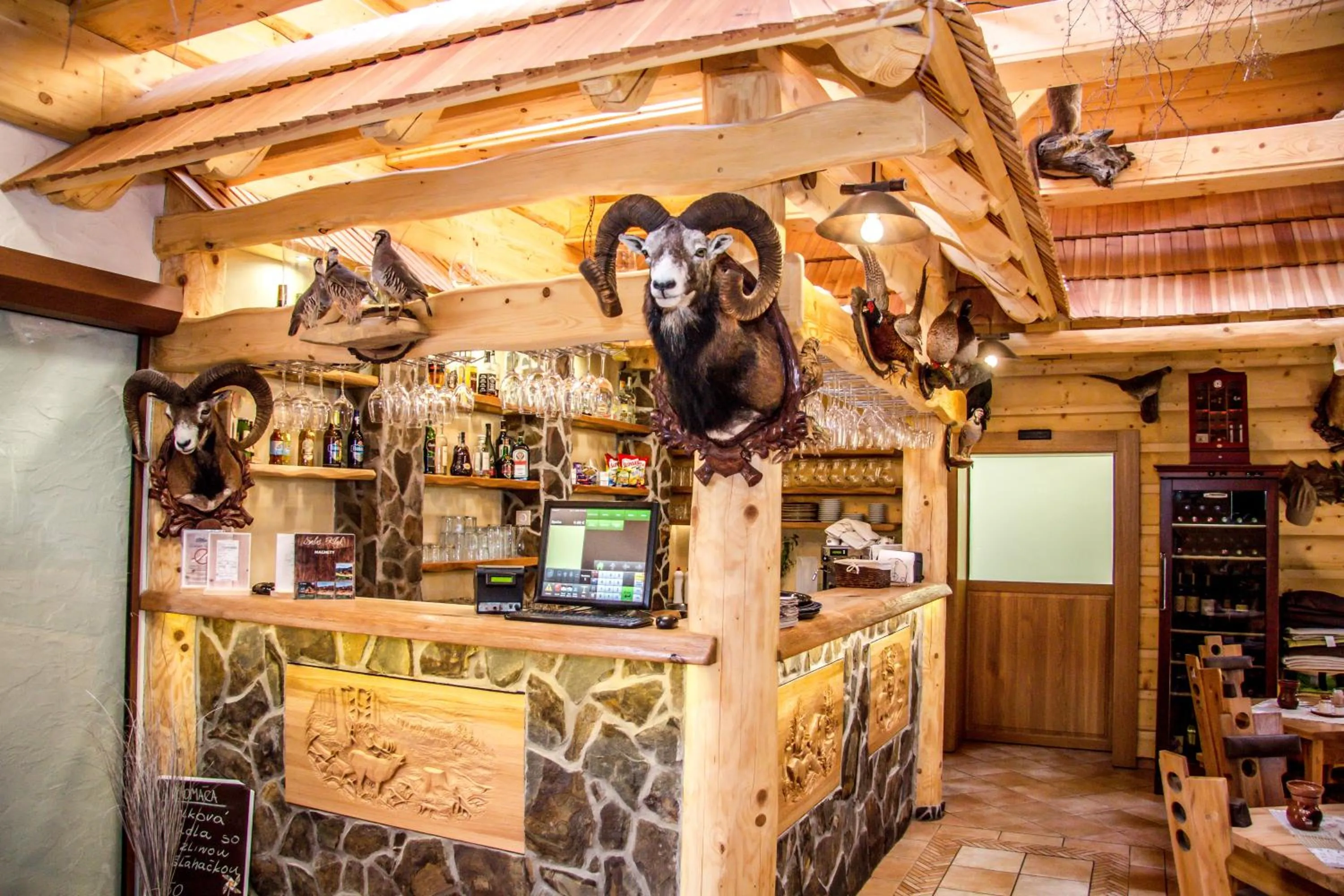 Lobby or reception in Salaš Kľak