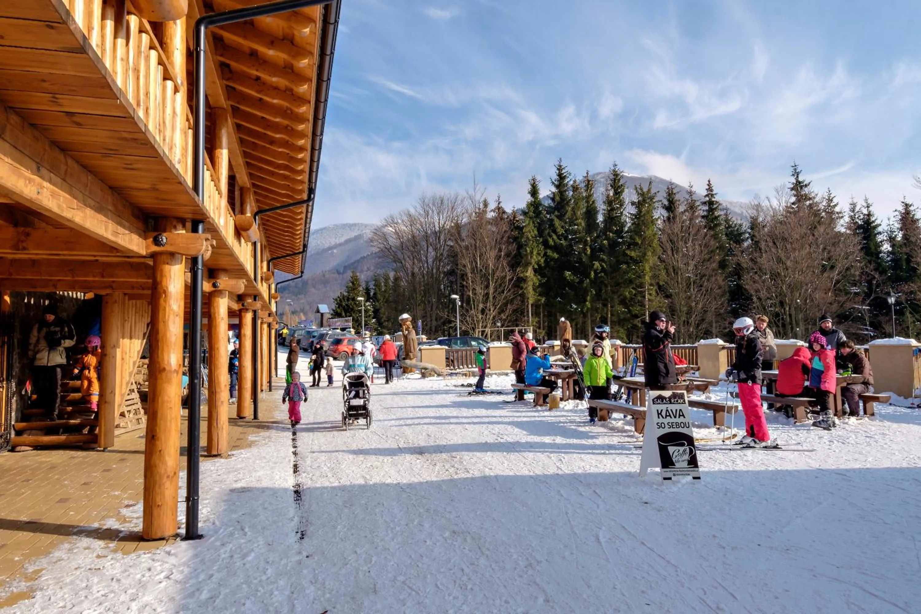 group of guests in Salaš Kľak