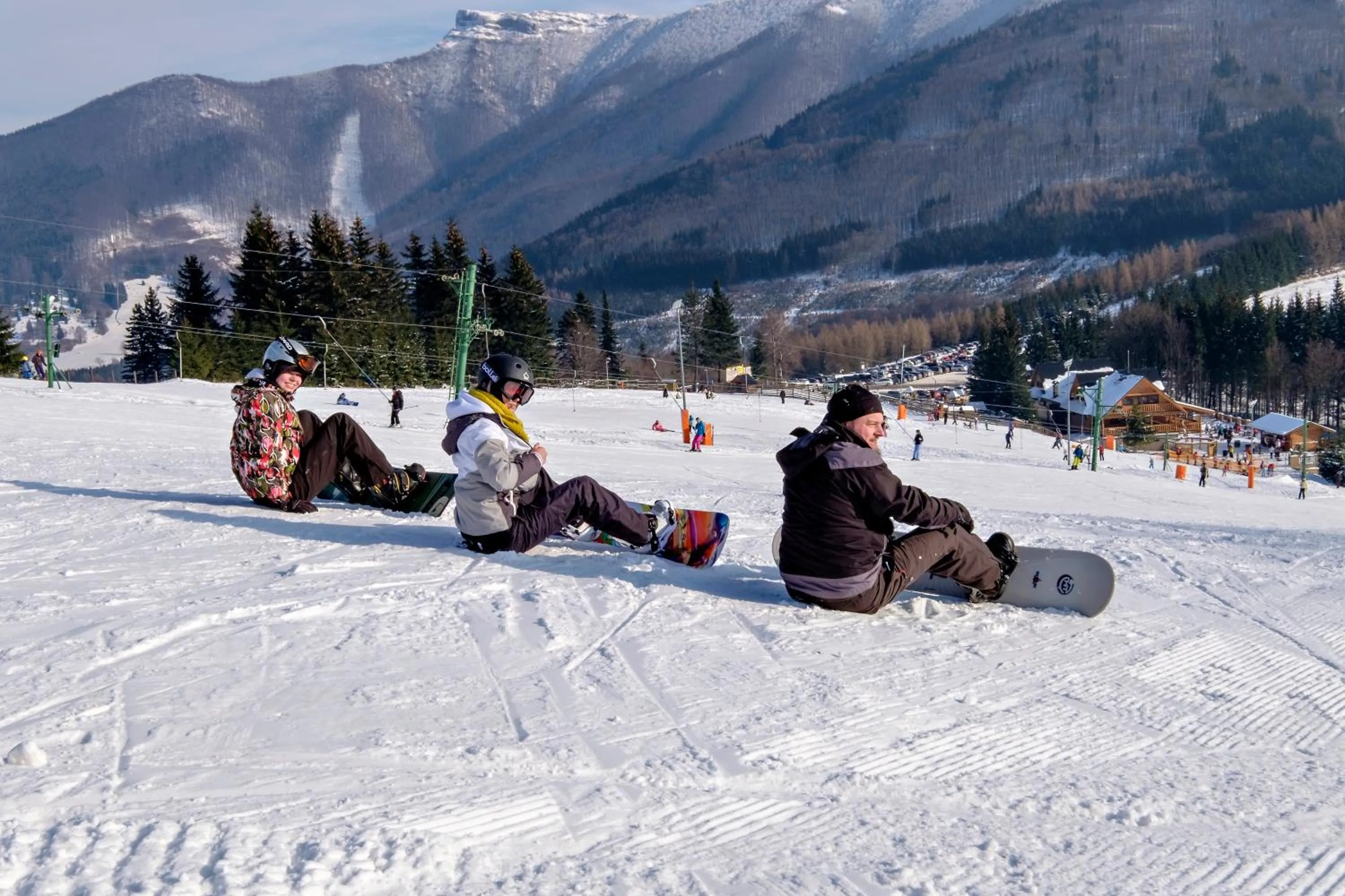 group of guests in Salaš Kľak