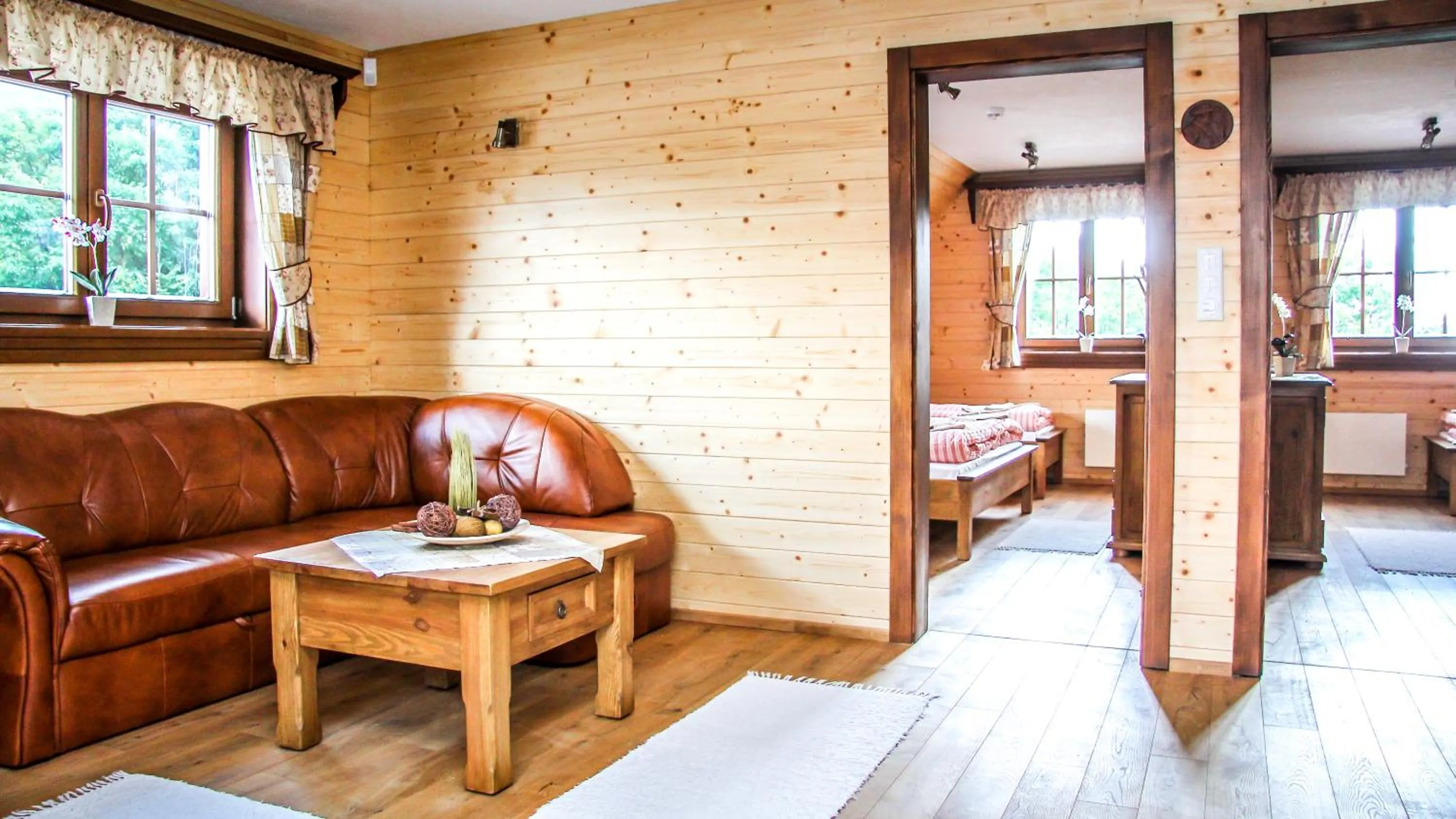 Living room, Bed in Salaš Kľak