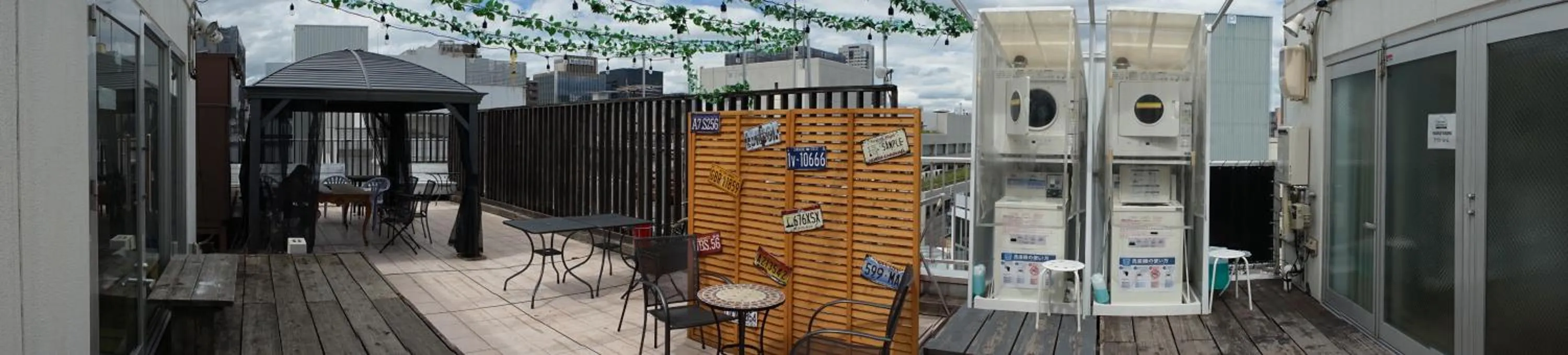 Balcony/Terrace in Santiago Guesthouse Hiroshima