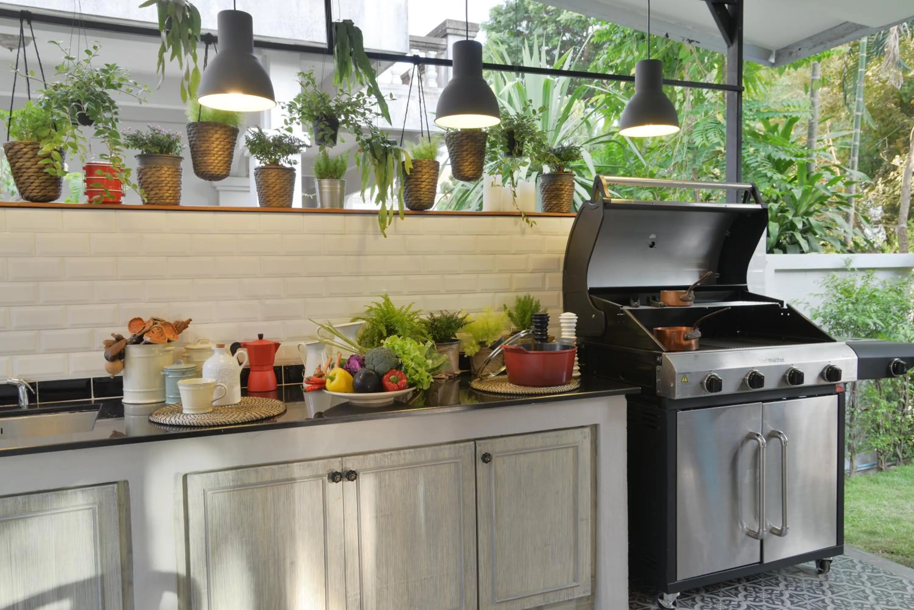 Kitchen or kitchenette in Private Pool Villa 88 Nimman Chiangmai