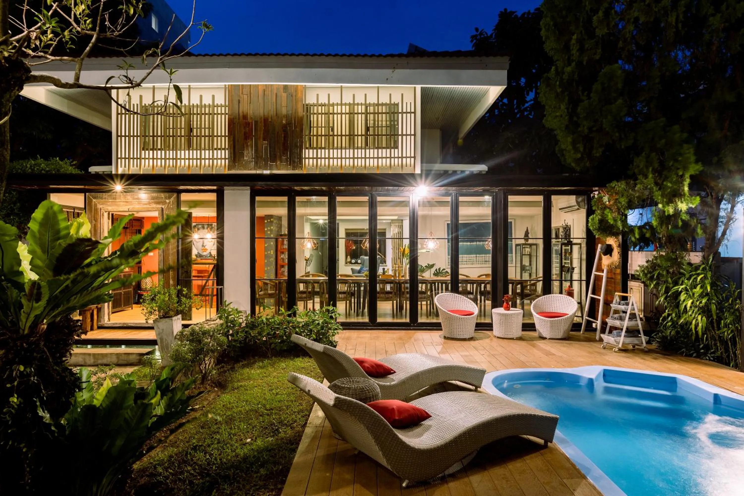 Property building in Private Pool Villa 88 Nimman Chiangmai