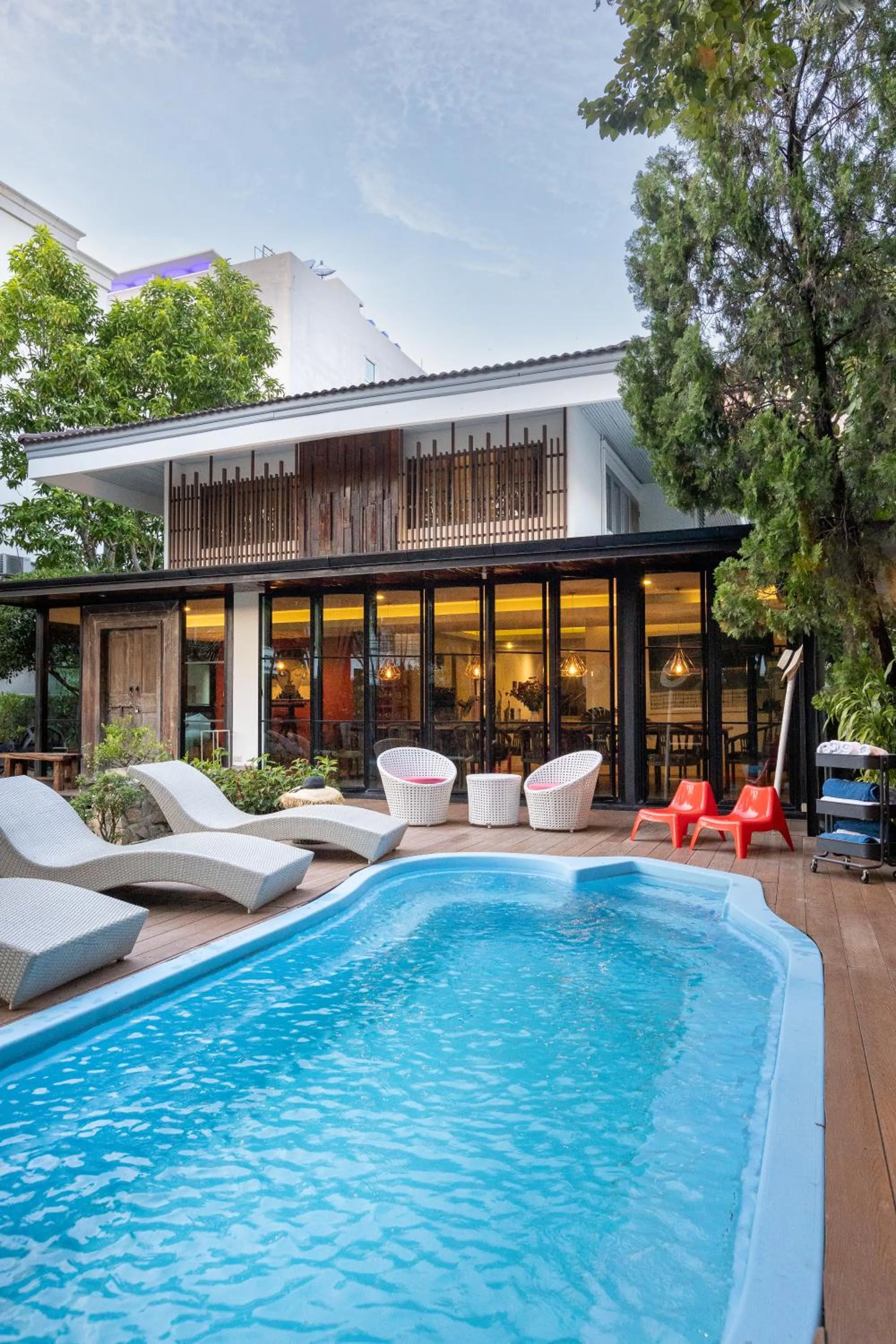 Property building in Private Pool Villa 88 Nimman Chiangmai