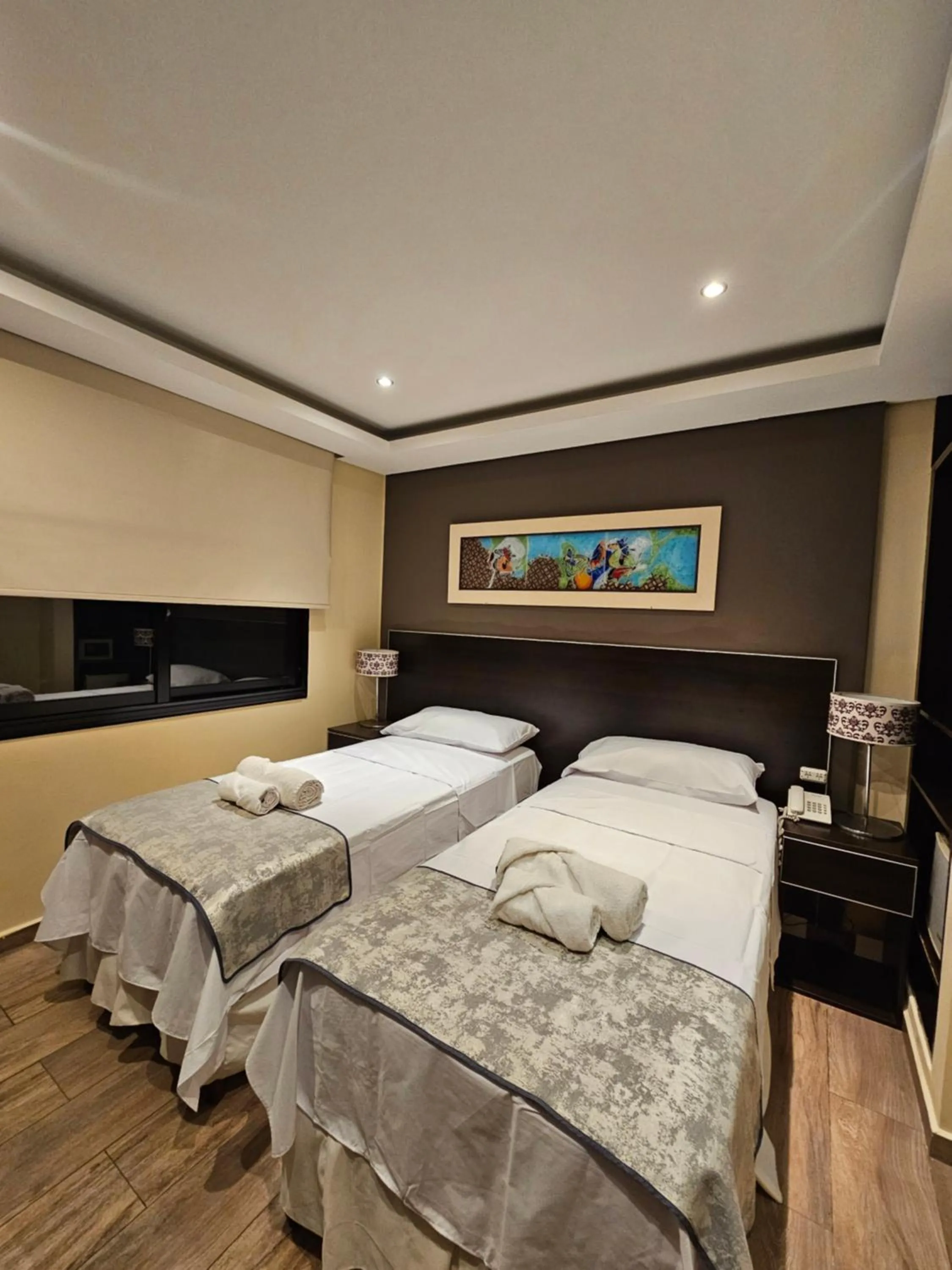Bed in Hotel Grand Lago