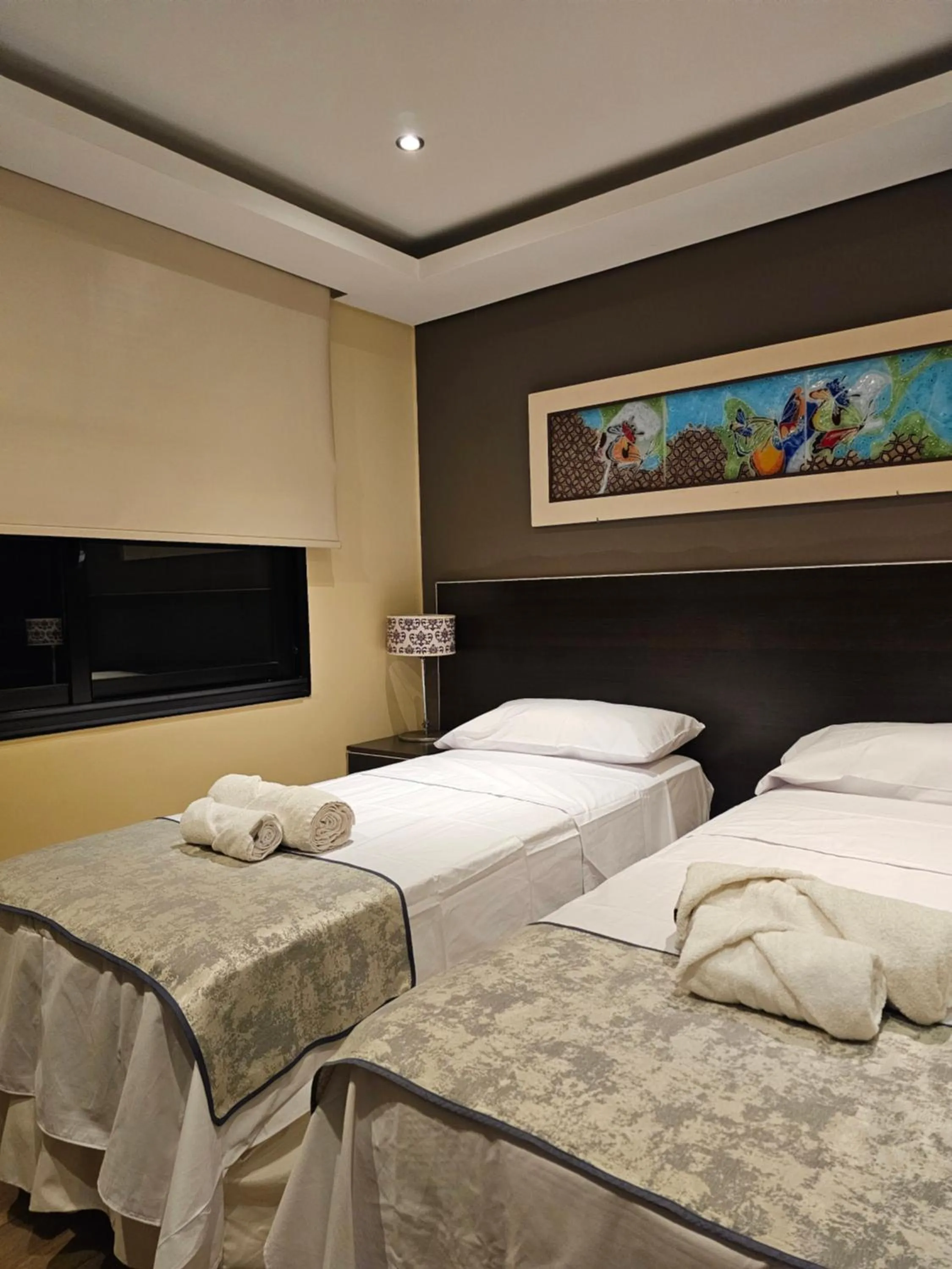 Bed in Hotel Grand Lago
