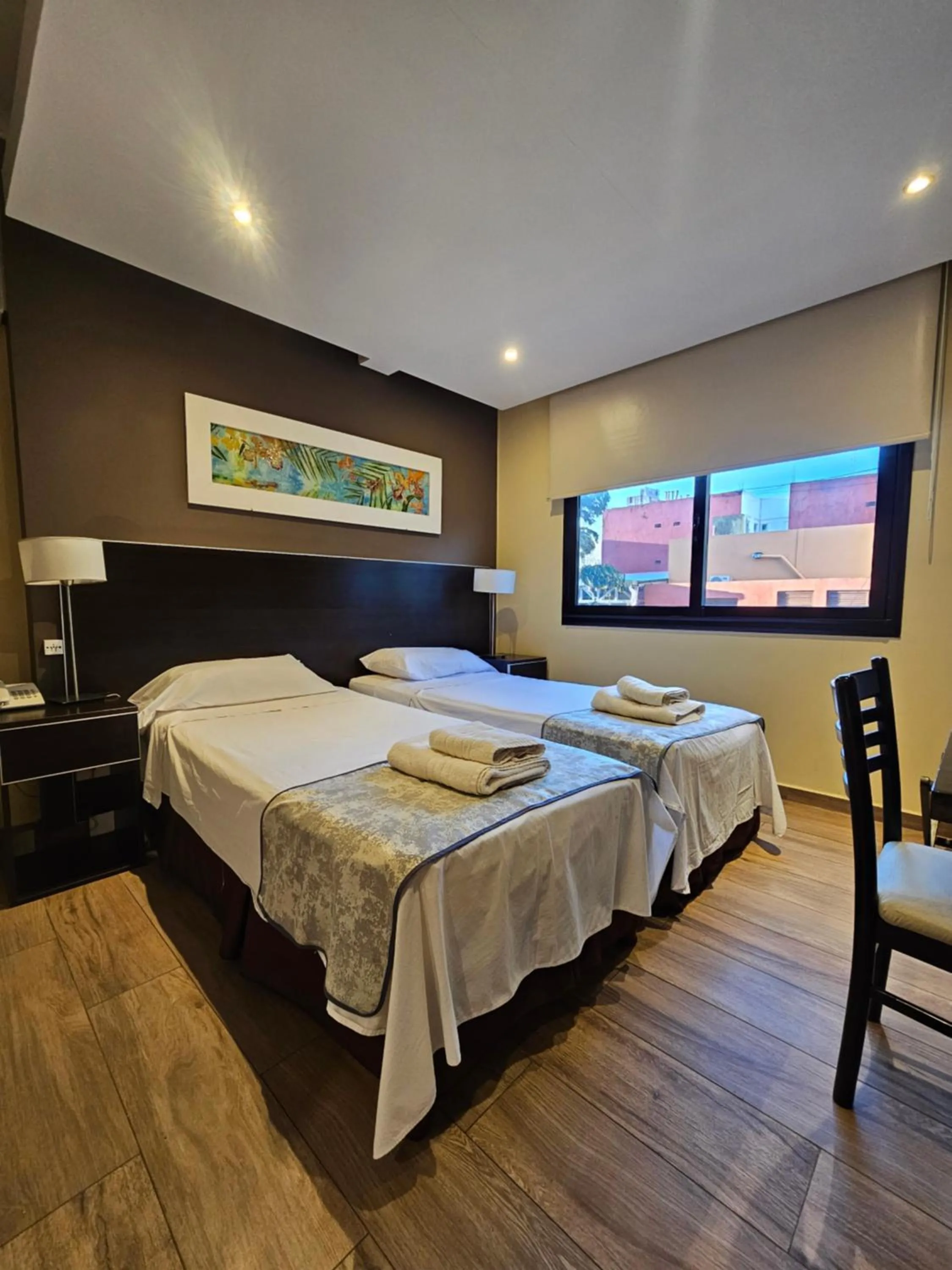 Bed in Hotel Grand Lago