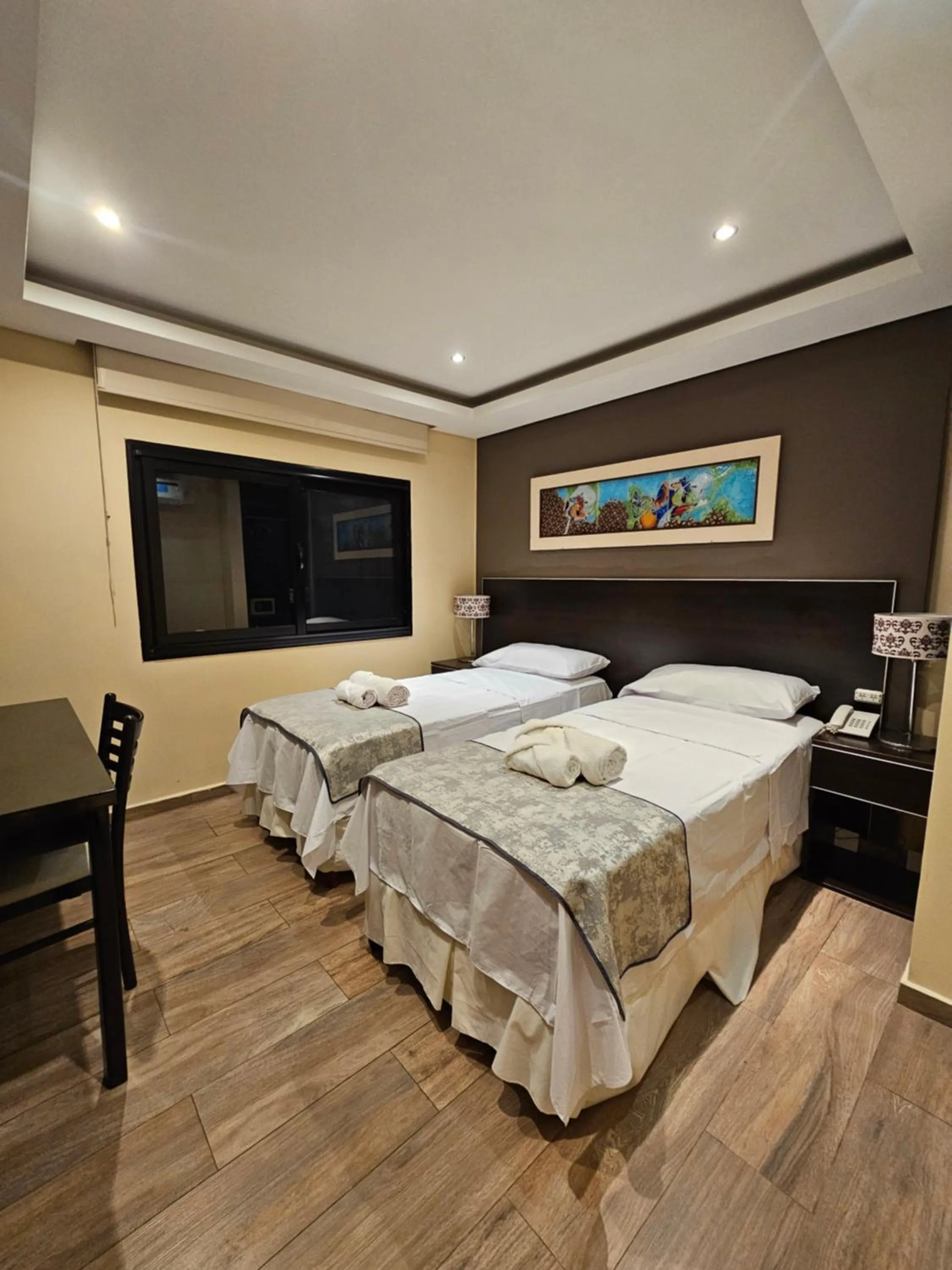 Bed in Hotel Grand Lago