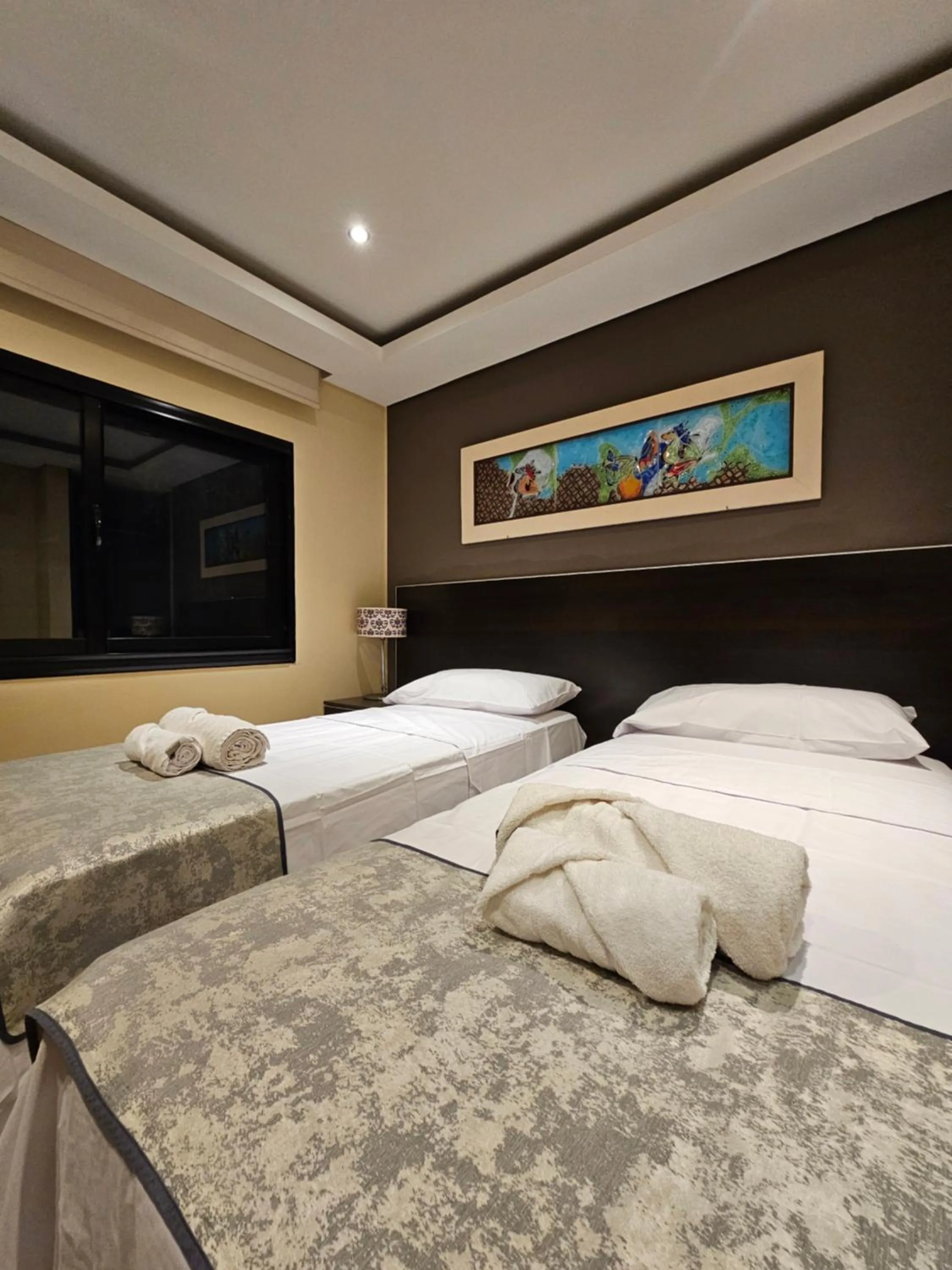 Bed in Hotel Grand Lago