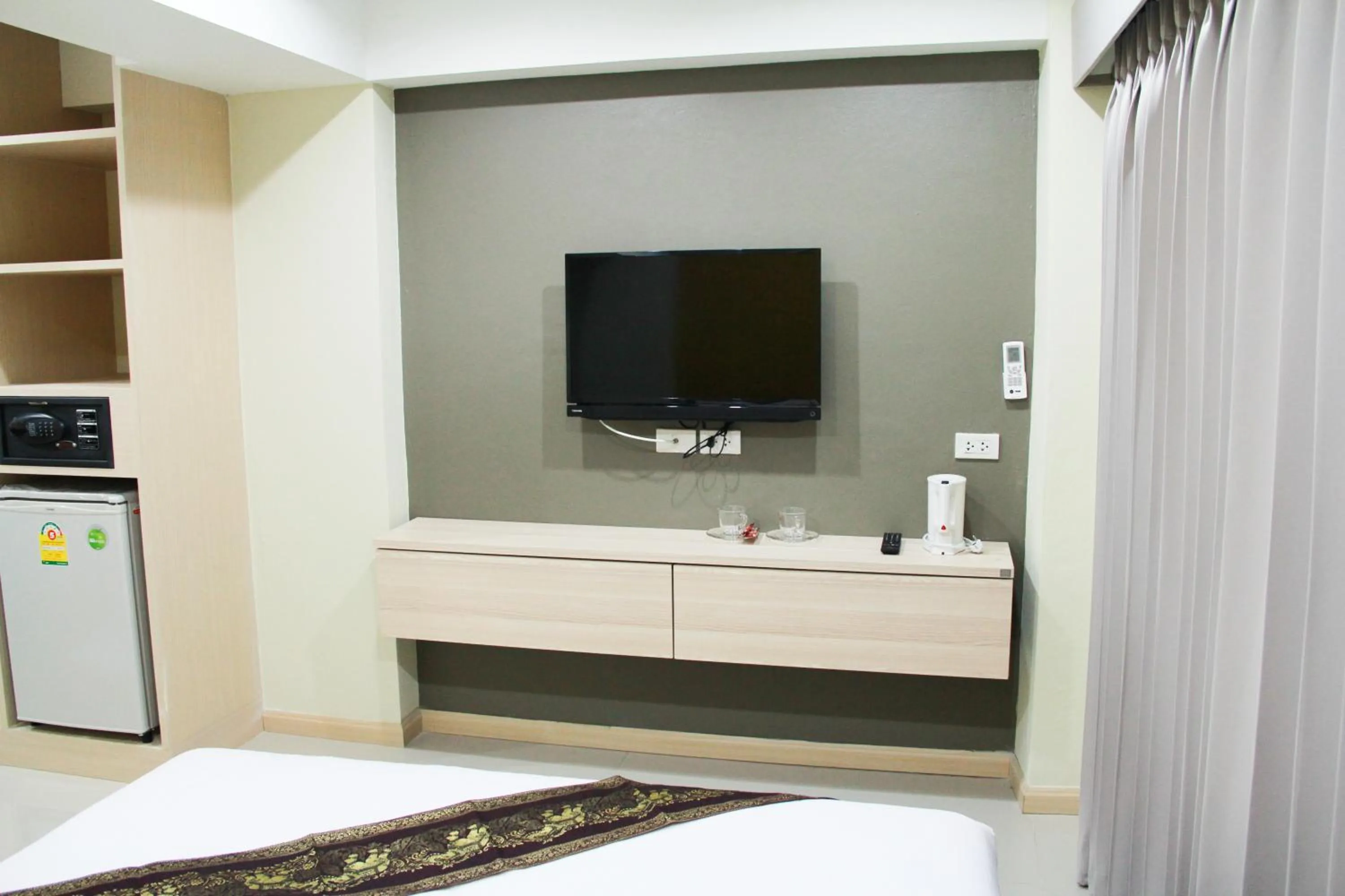 Bed in La Porte Hotel Bangkok