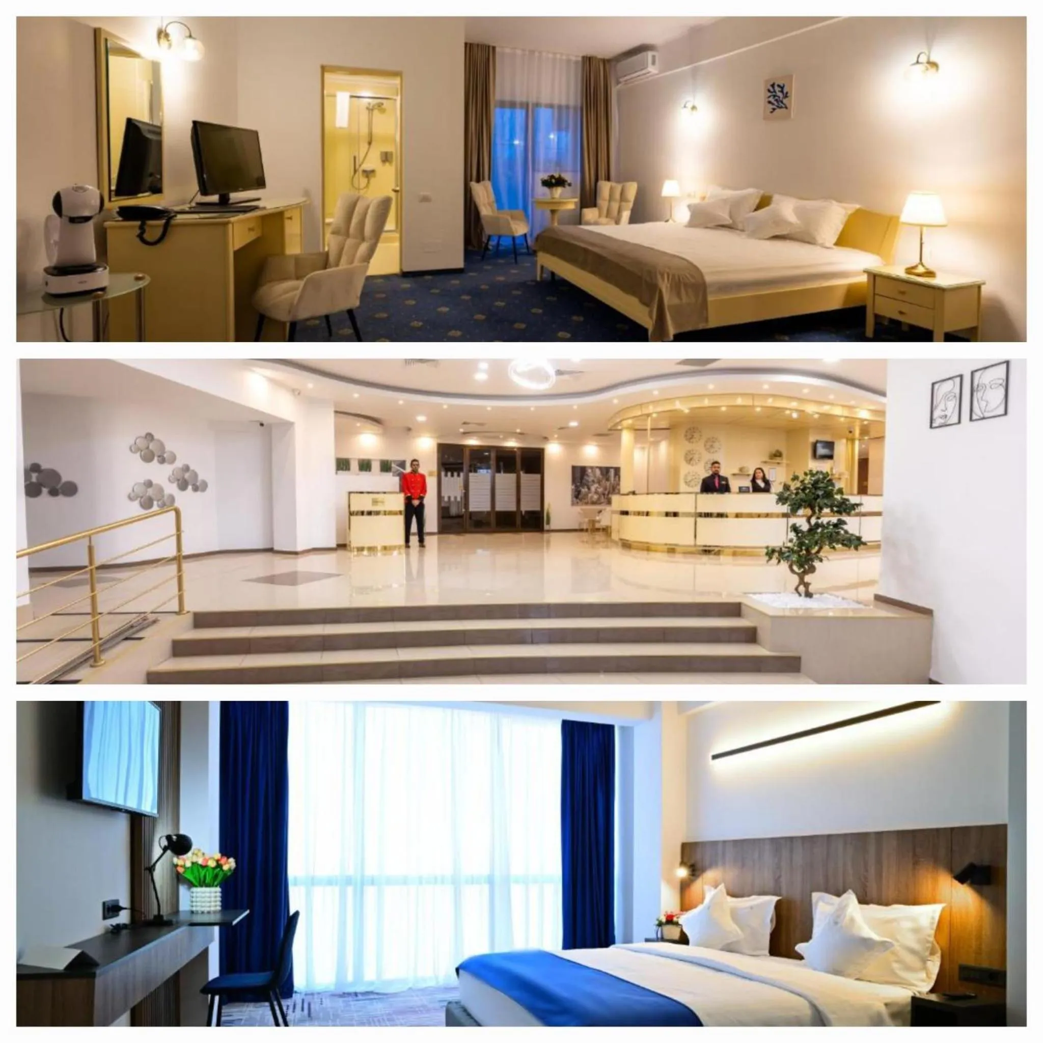 Bed in Hotel Sir Royal