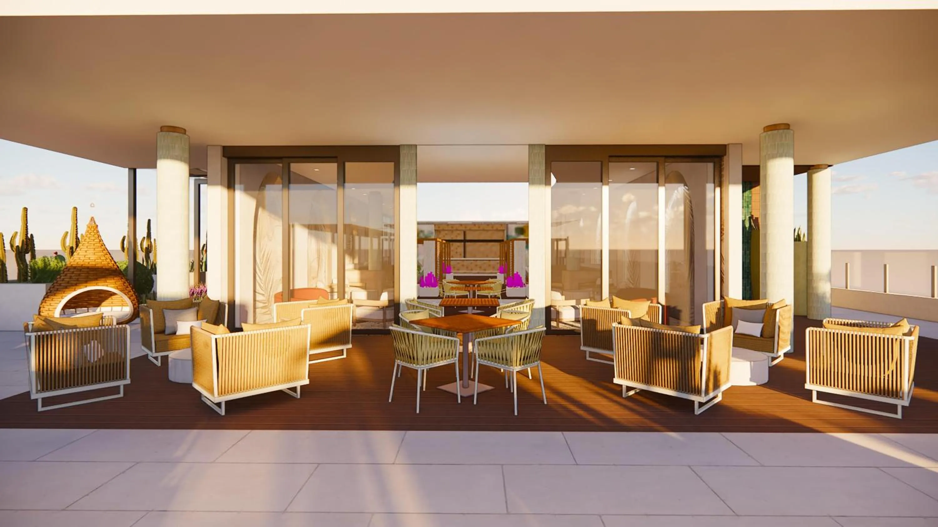 Patio in The Westerly At Hilton Aruba Caribbean Resort