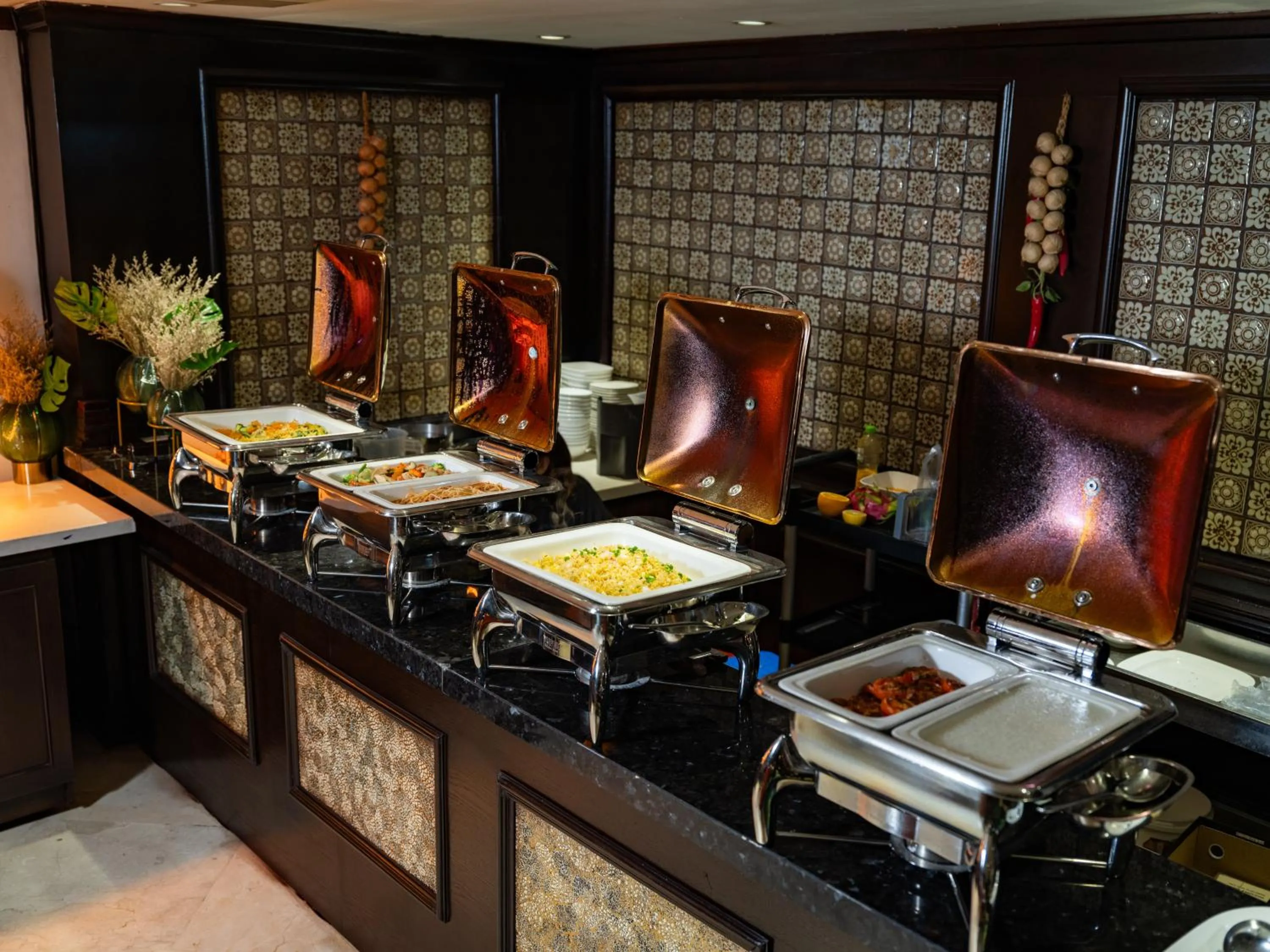 Buffet breakfast in Hanoi Solis Hotel