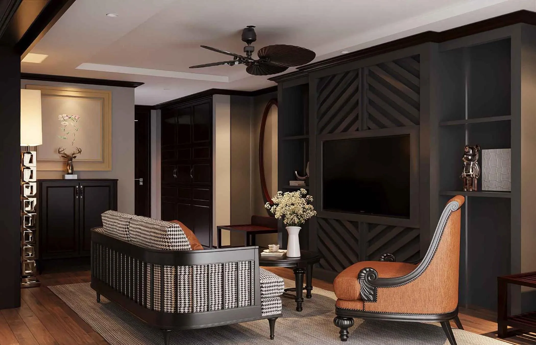 Living room in Hanoi Solis Hotel