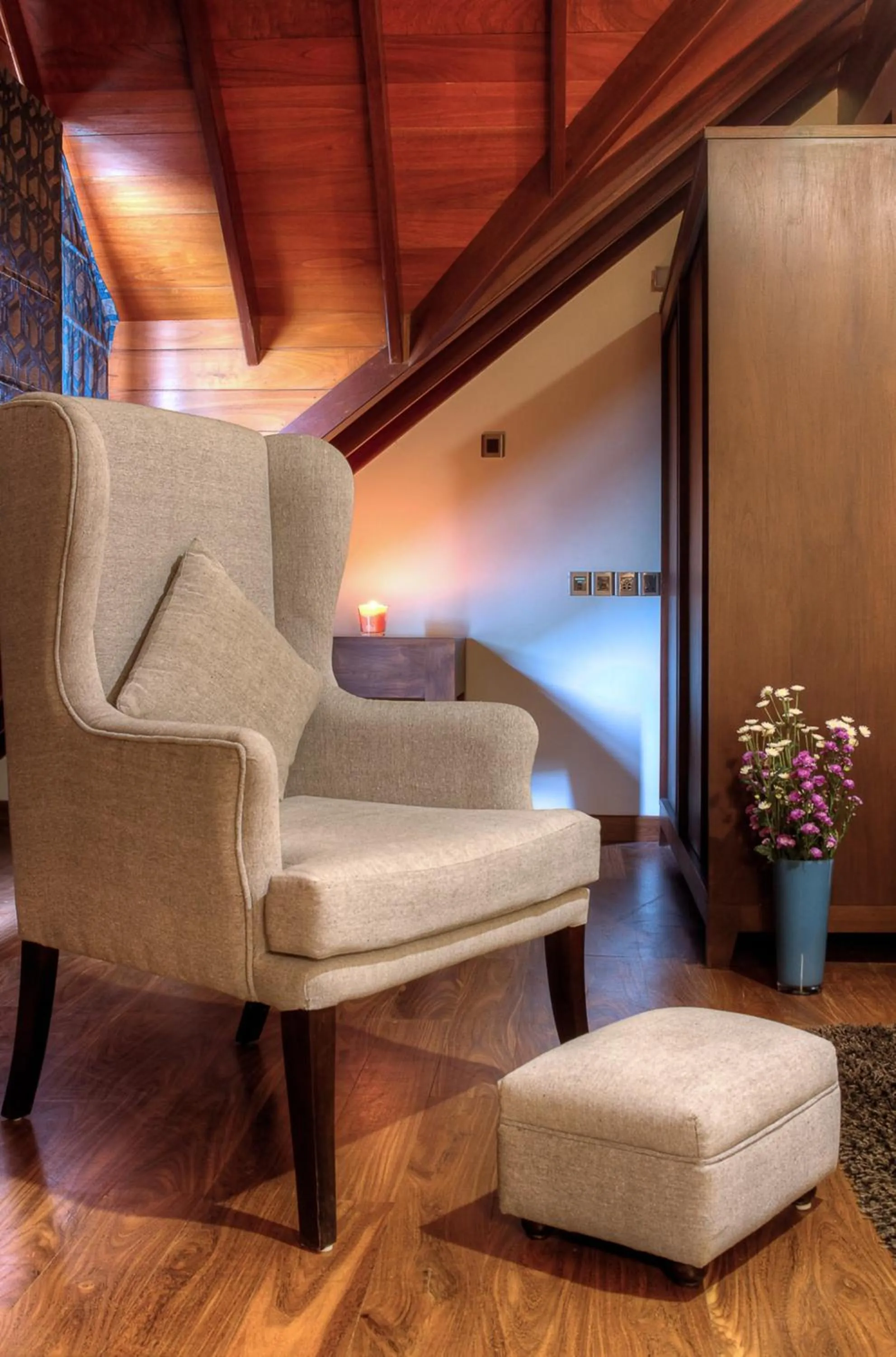 Seating area in Tea Plant Nuwara Eliya