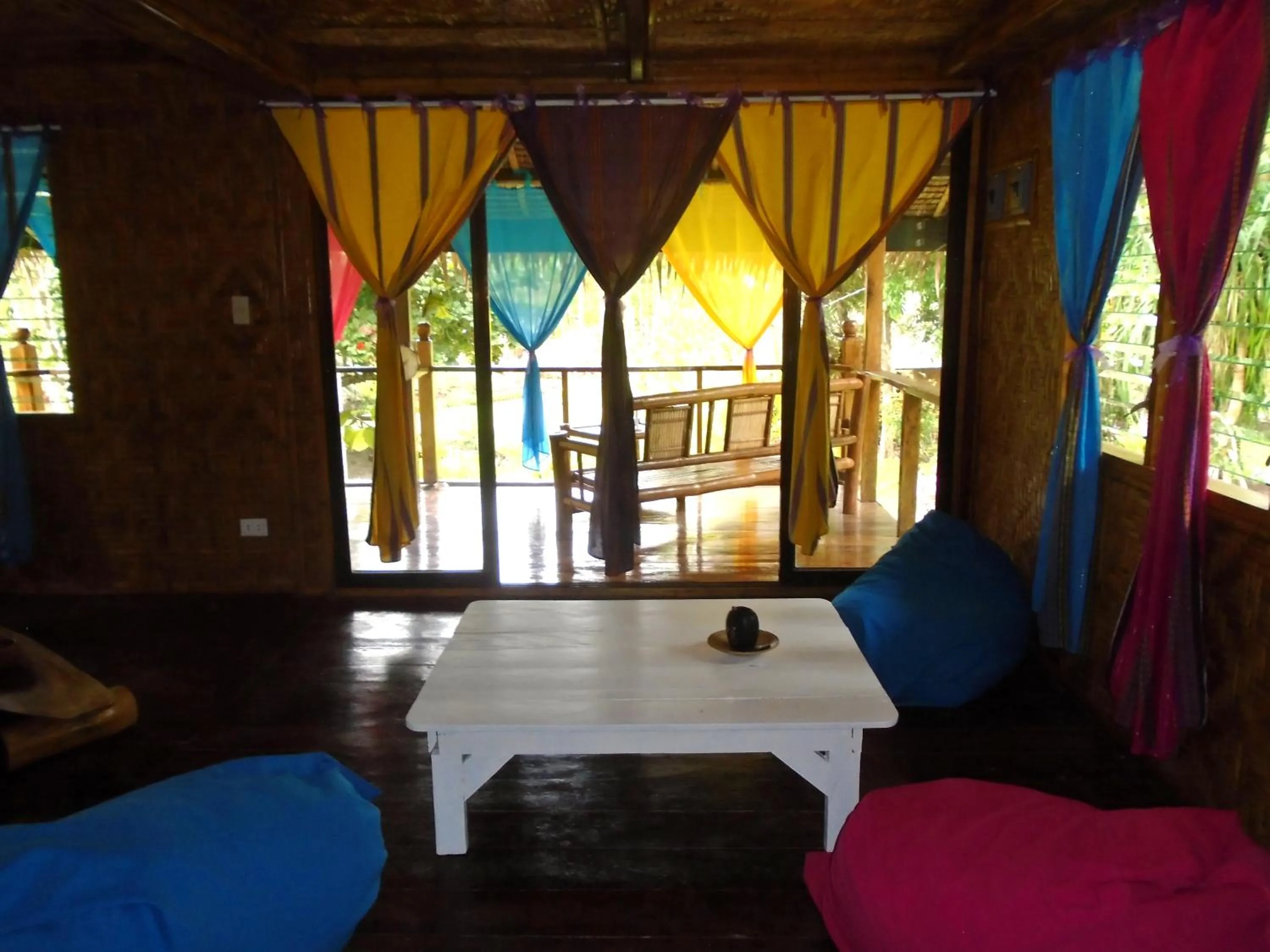Living room in Nypa Style Resort Camiguin