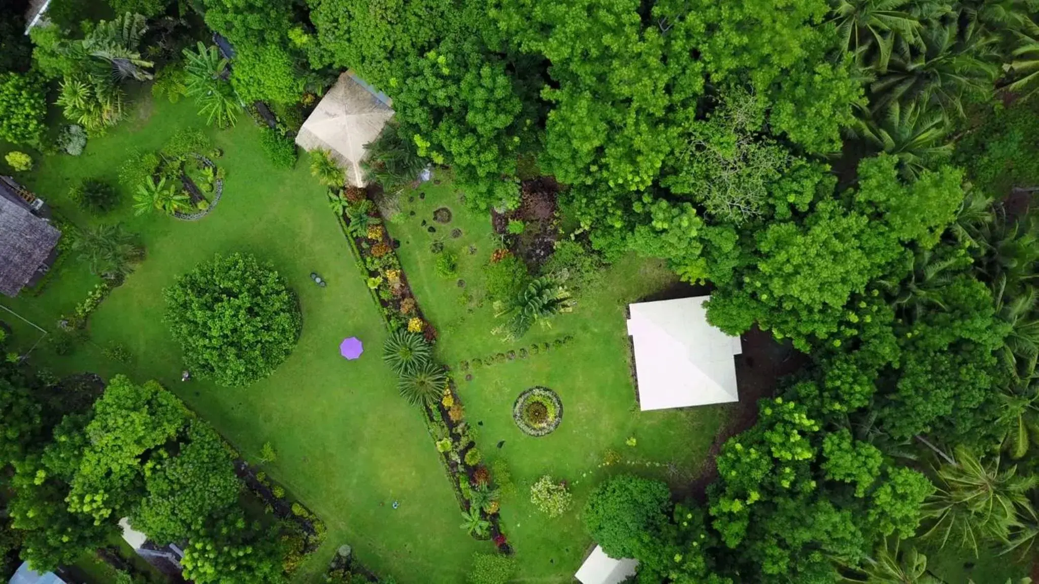 Garden view in Nypa Style Resort Camiguin Garden view in Nypa Style Resort Camiguin