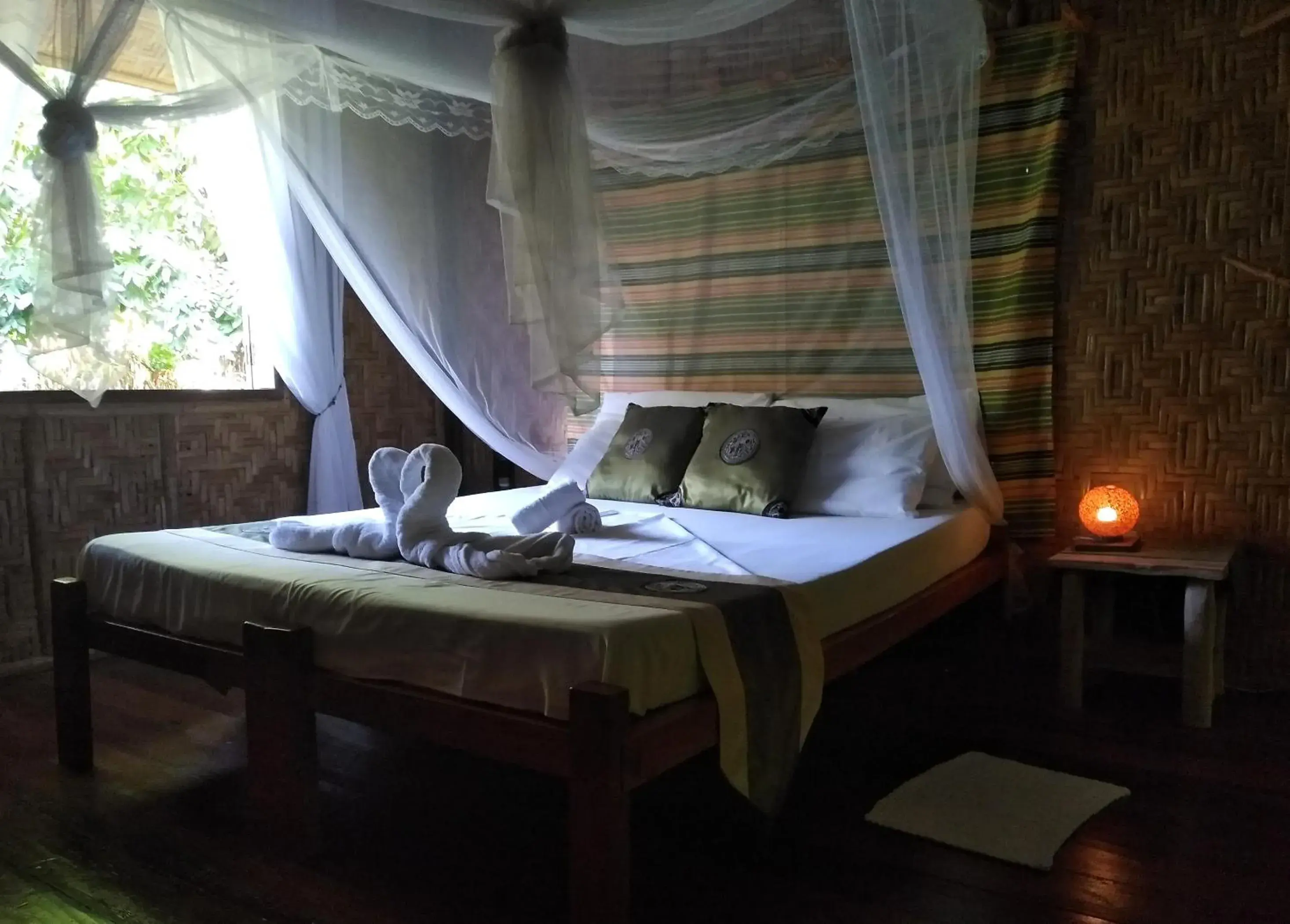 Bedroom, Bed in Nypa Style Resort Camiguin Bedroom, Bed in Nypa Style Resort Camiguin