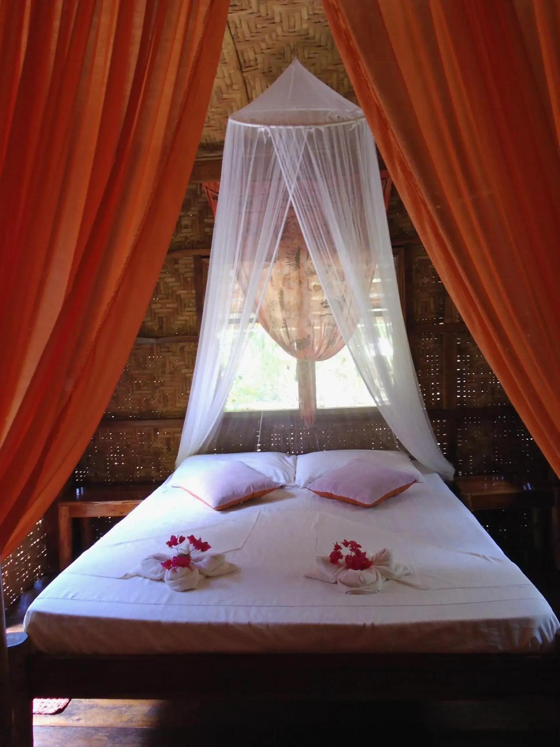 Bedroom, Bed in Nypa Style Resort Camiguin Bedroom, Bed in Nypa Style Resort Camiguin