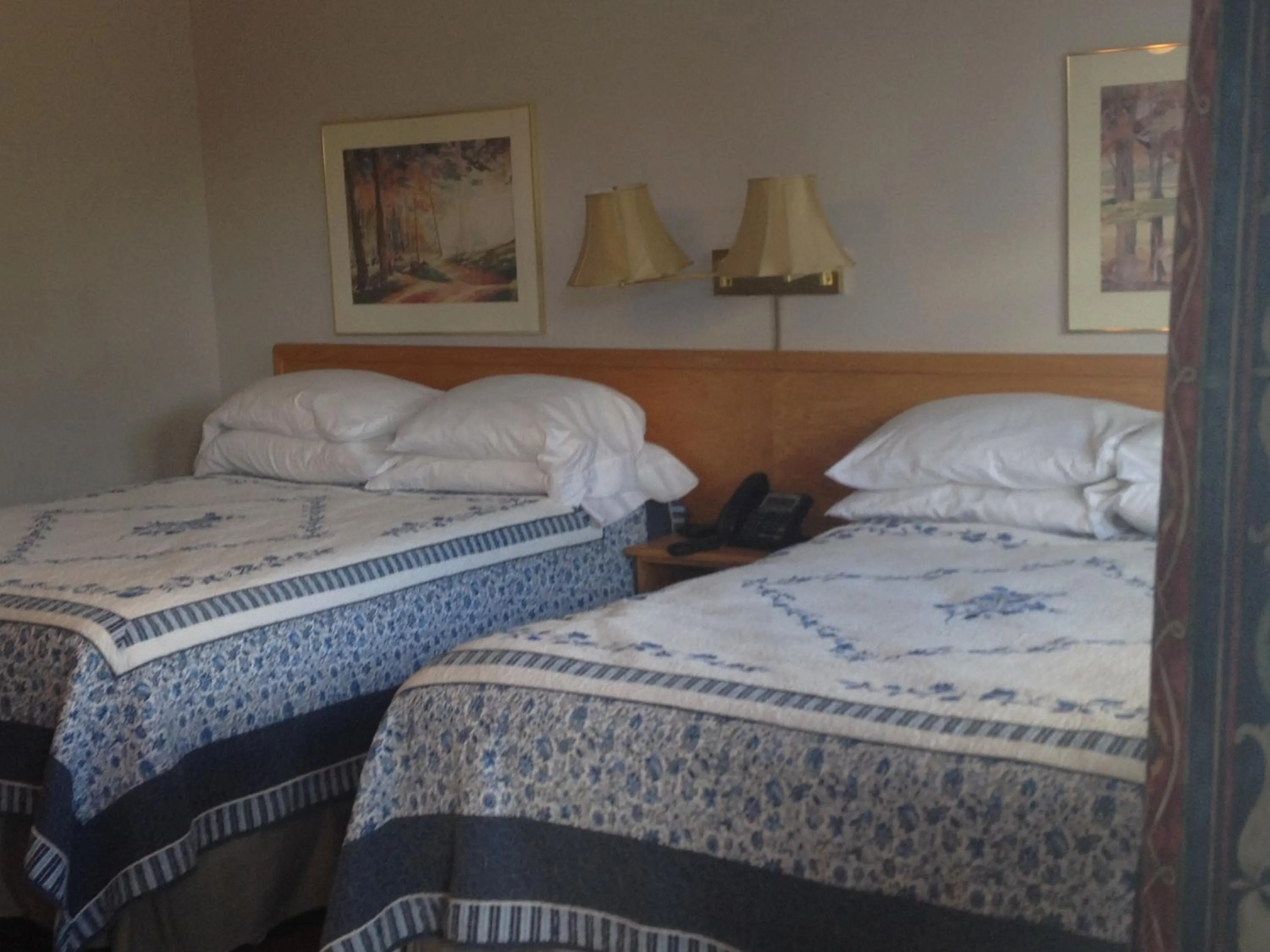 Bed in My Friends Inn Manitoulin