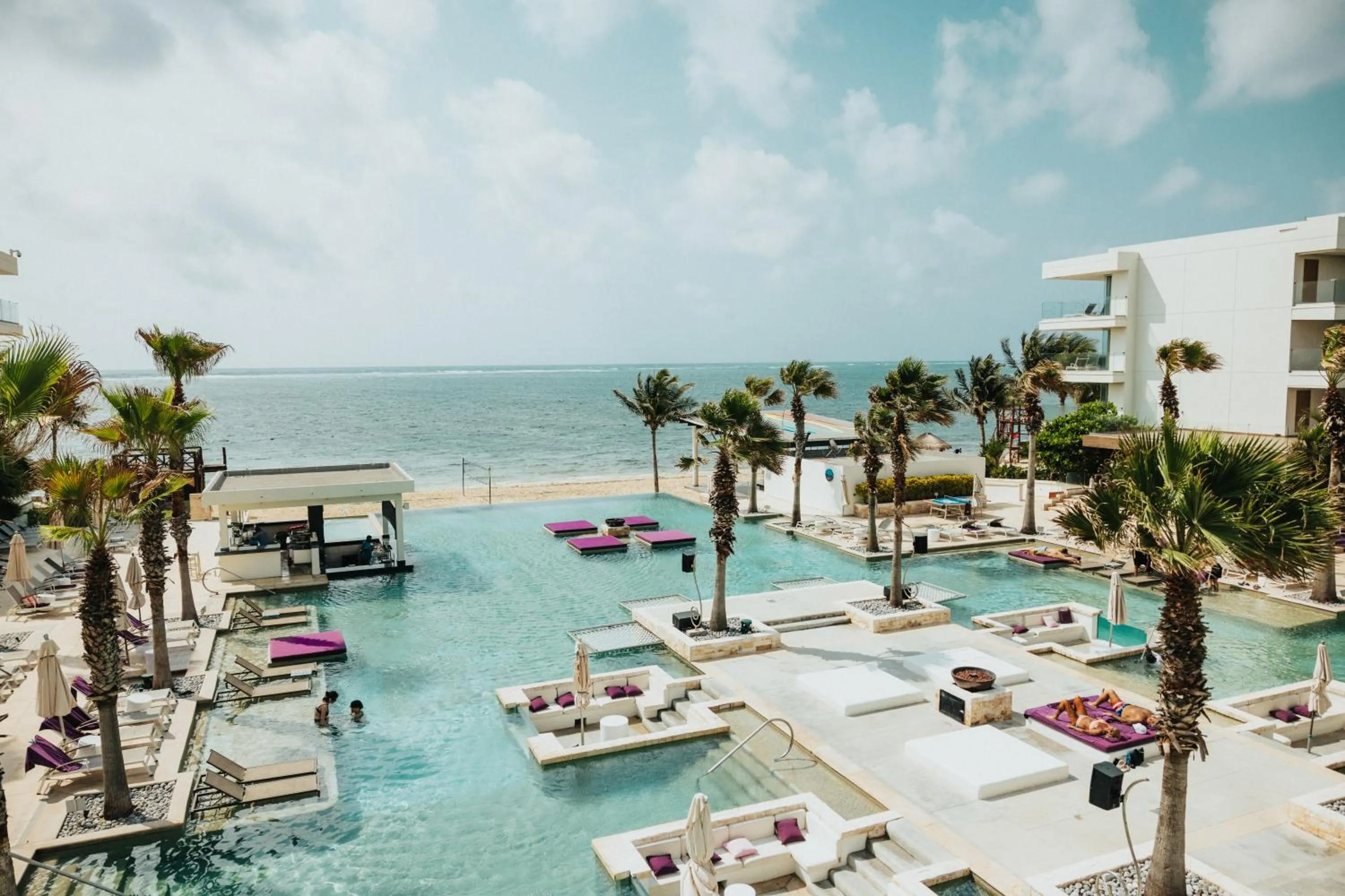 Swimming pool in Breathless Riviera Cancun Resort & Spa - Adults Only - All inclusive