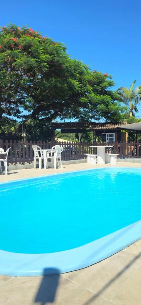 Pool view in Pousada Marujo