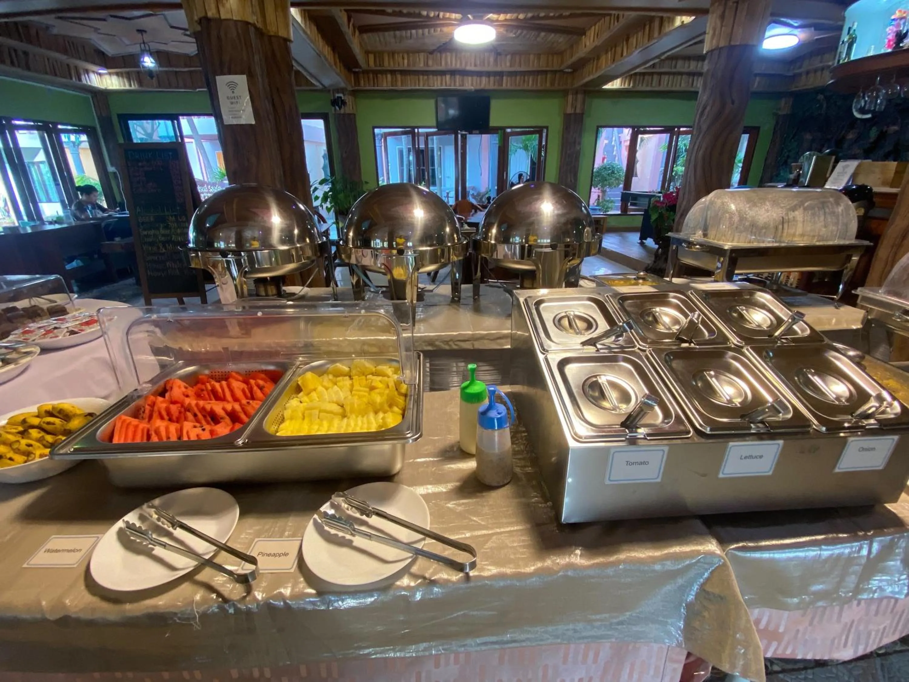 Buffet breakfast in Friendly Resort