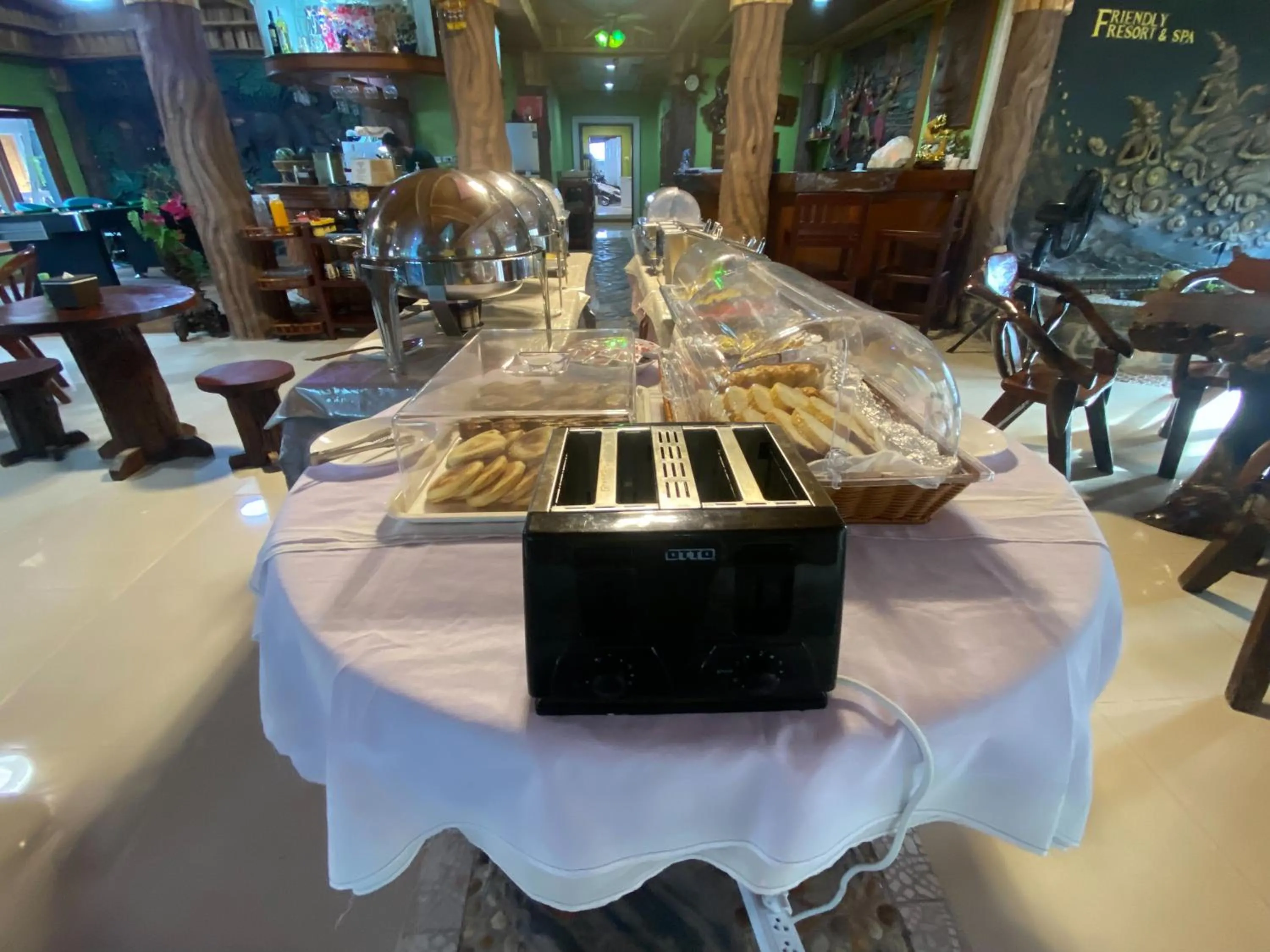 Buffet breakfast in Friendly Resort