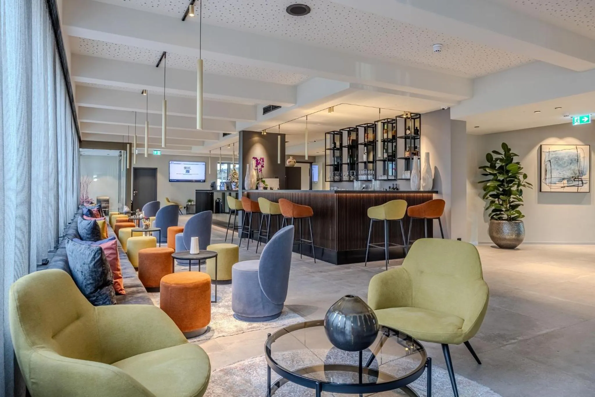 Lobby or reception in East Five Hotel Frankfurt Offenbach