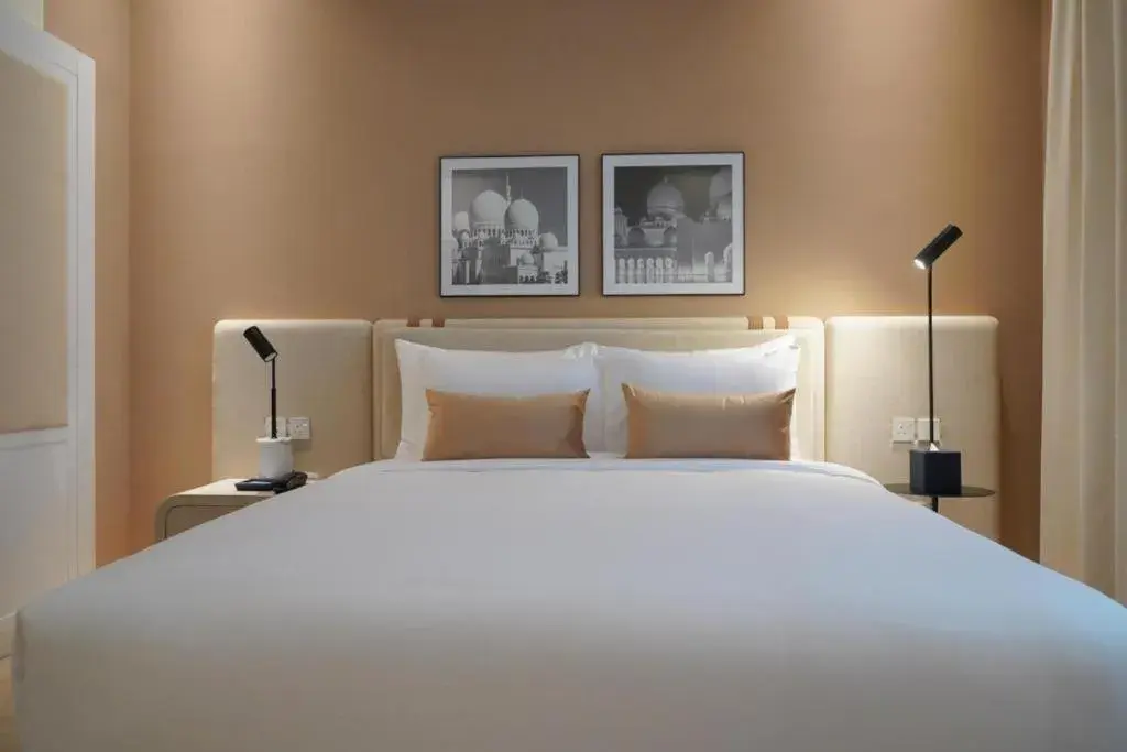 Bed in Andalus Al Seef Resort & Spa Bed in Andalus Al Seef Resort & Spa