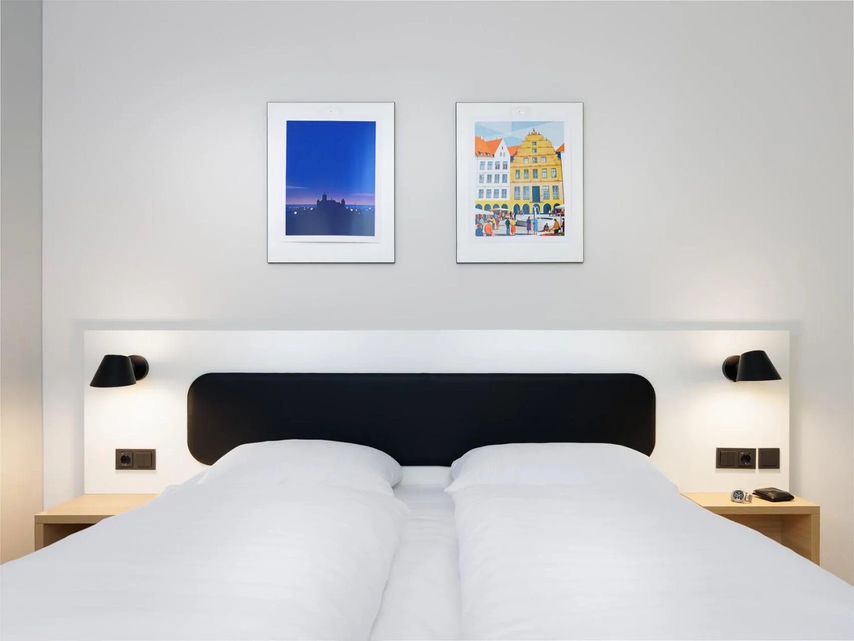 Bed in smartments Bielefeld Hauptbahnhof