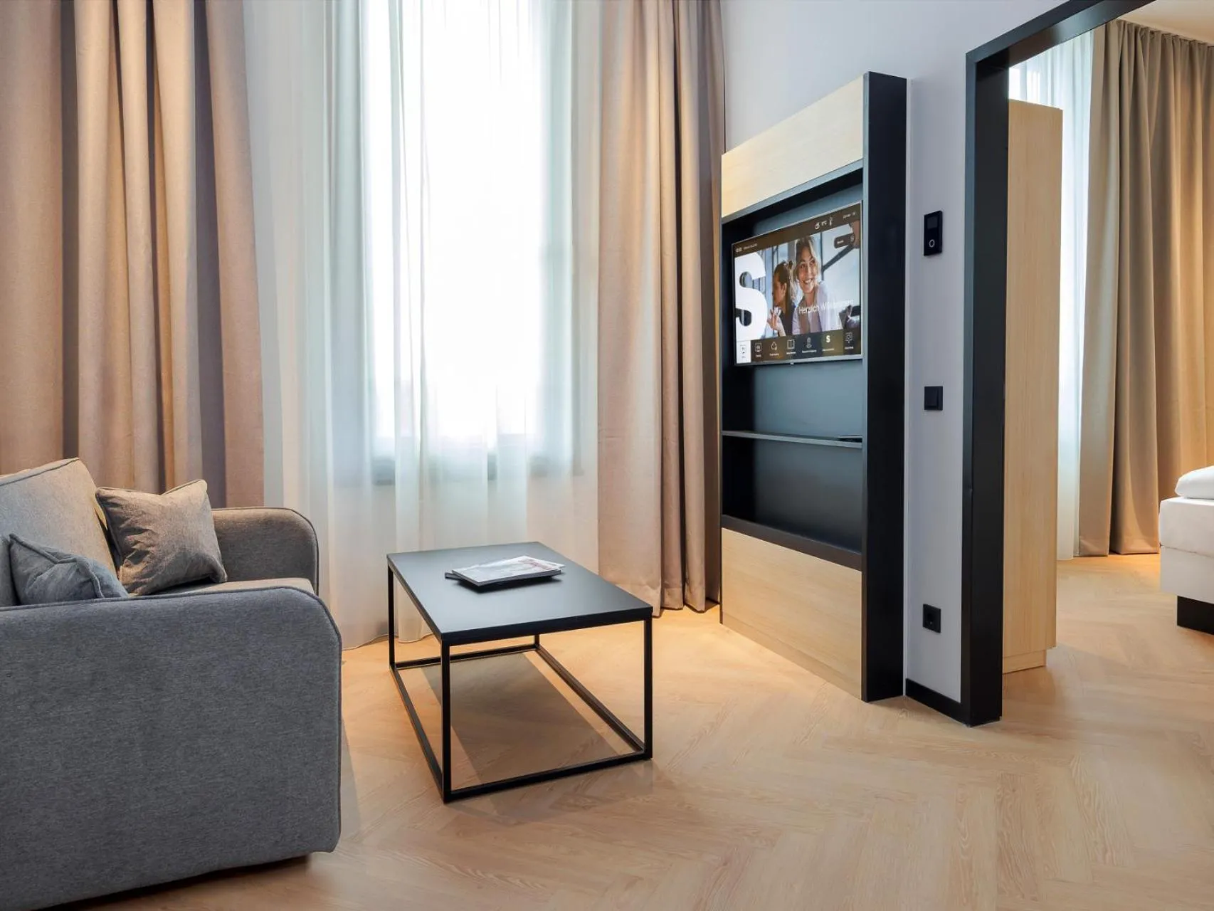 TV and multimedia, Bed in smartments Bielefeld Hauptbahnhof