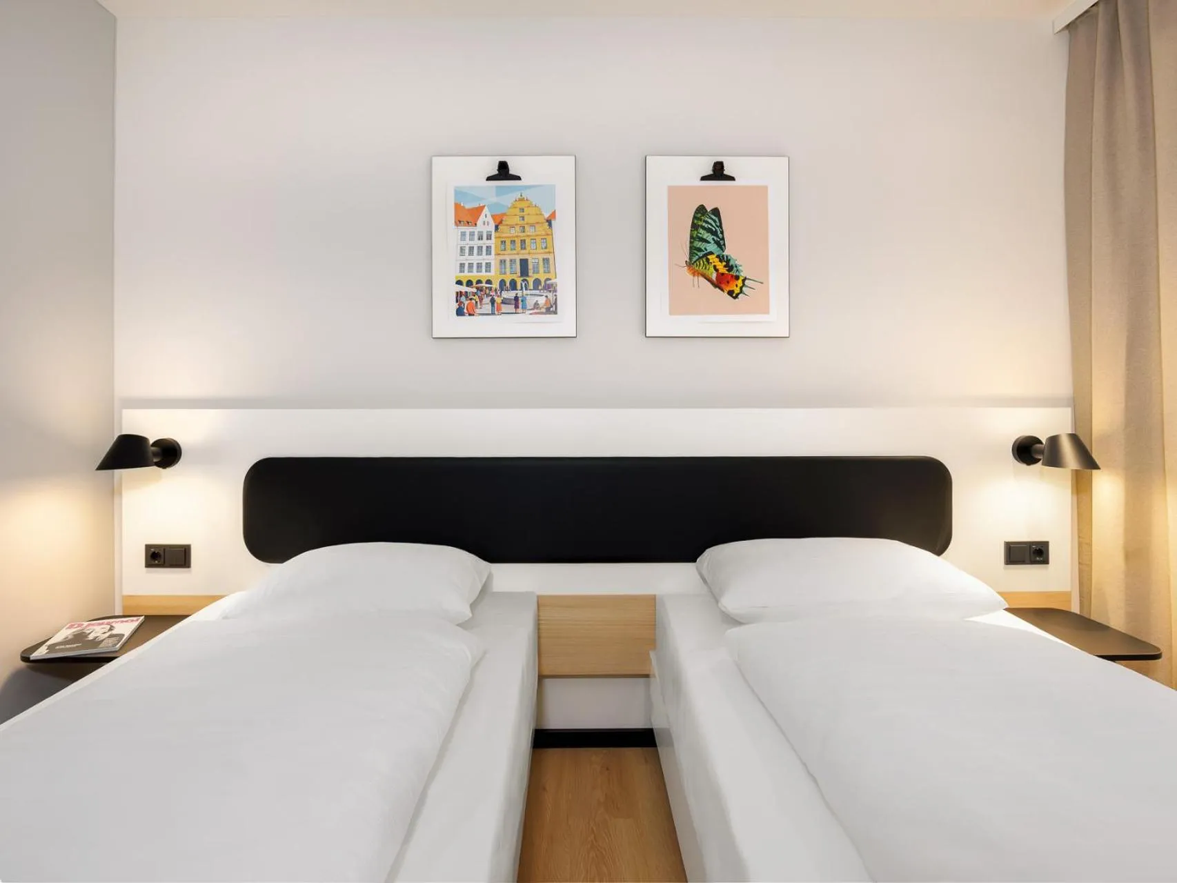Bed in smartments Bielefeld Hauptbahnhof