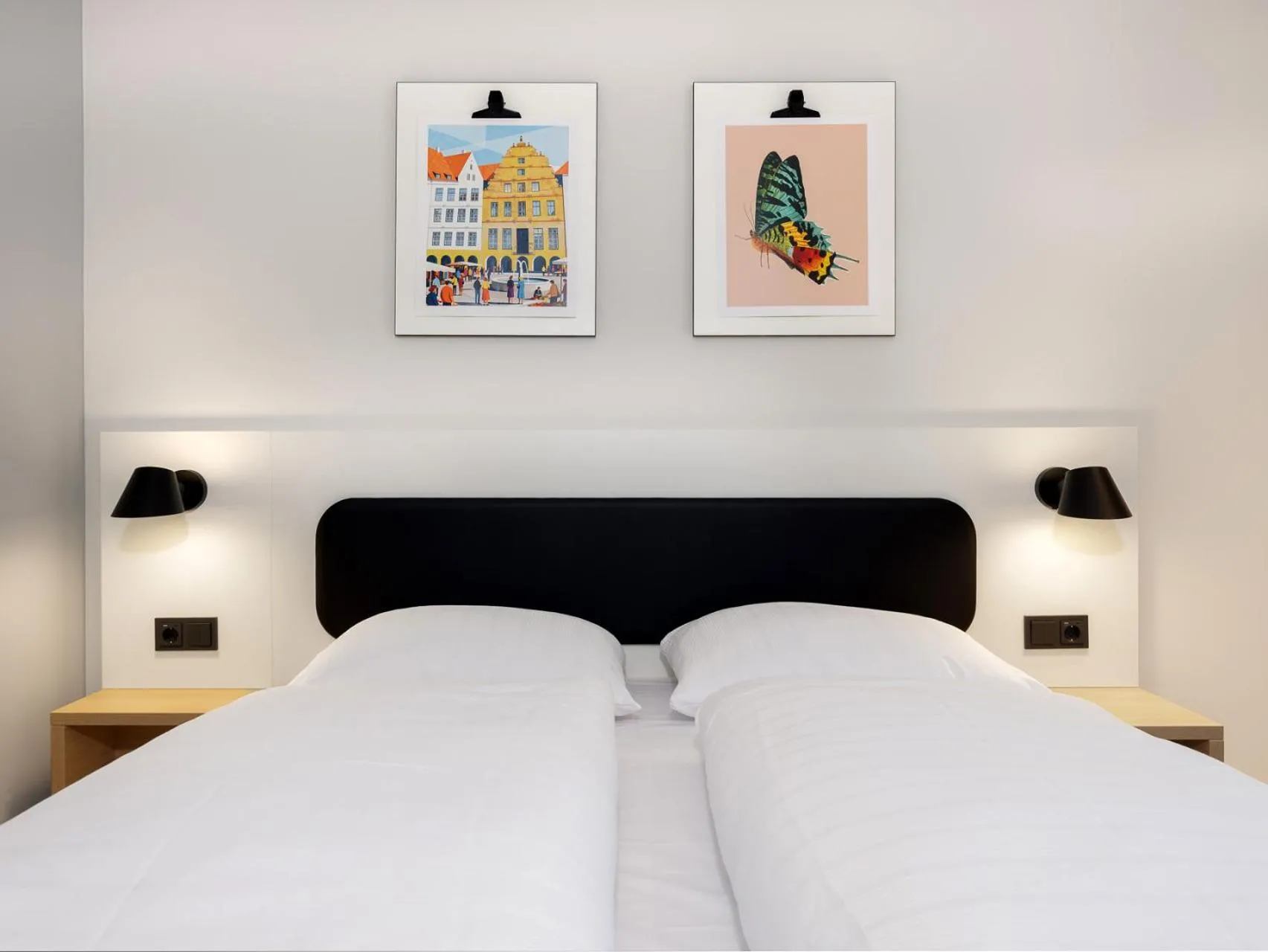Bed in smartments Bielefeld Hauptbahnhof