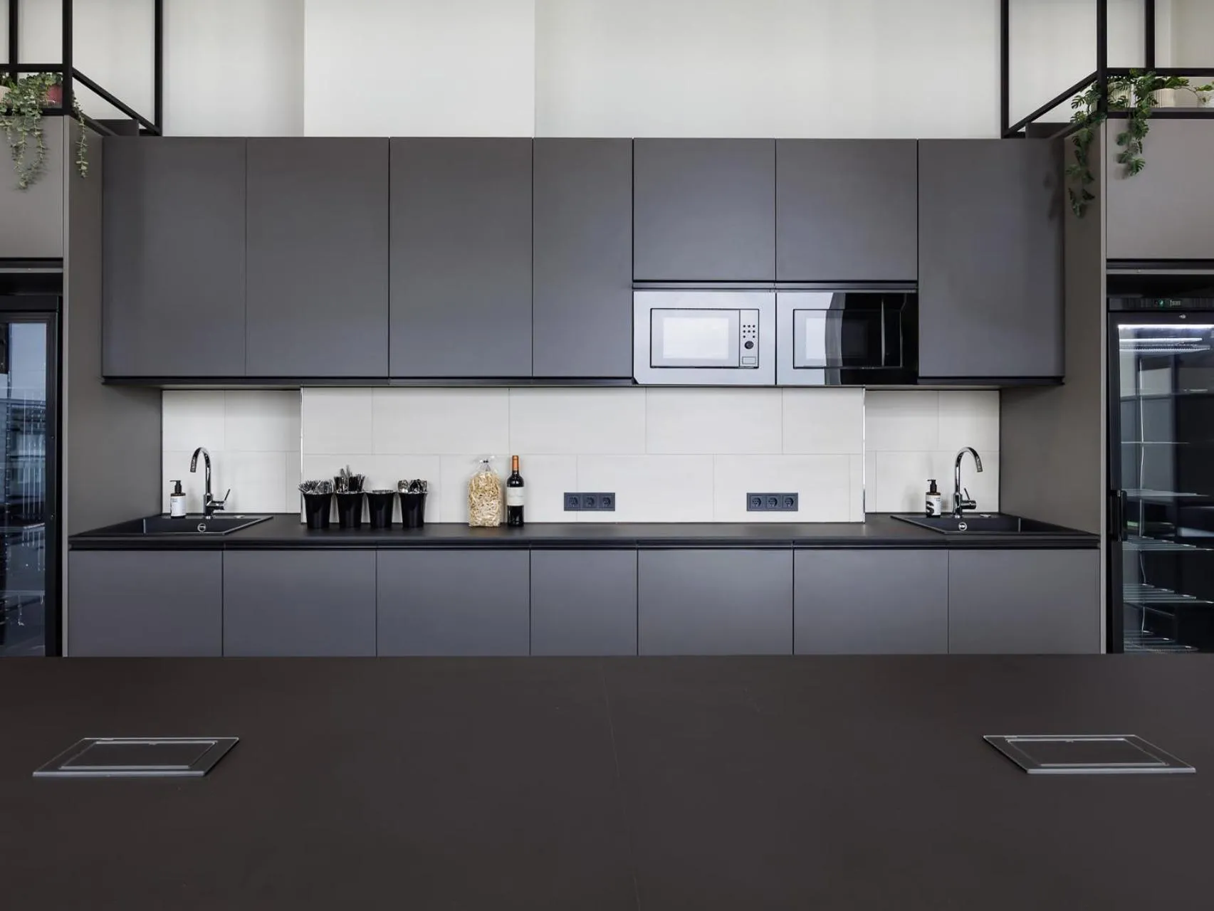 Communal kitchen in smartments Bielefeld Hauptbahnhof