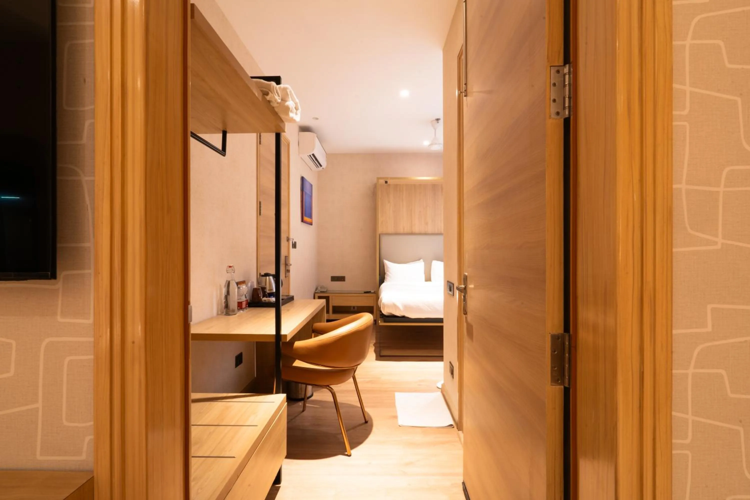 Bedroom, Bed in Hotel Bluestone Prime Nehru Place by The Cosy hotels