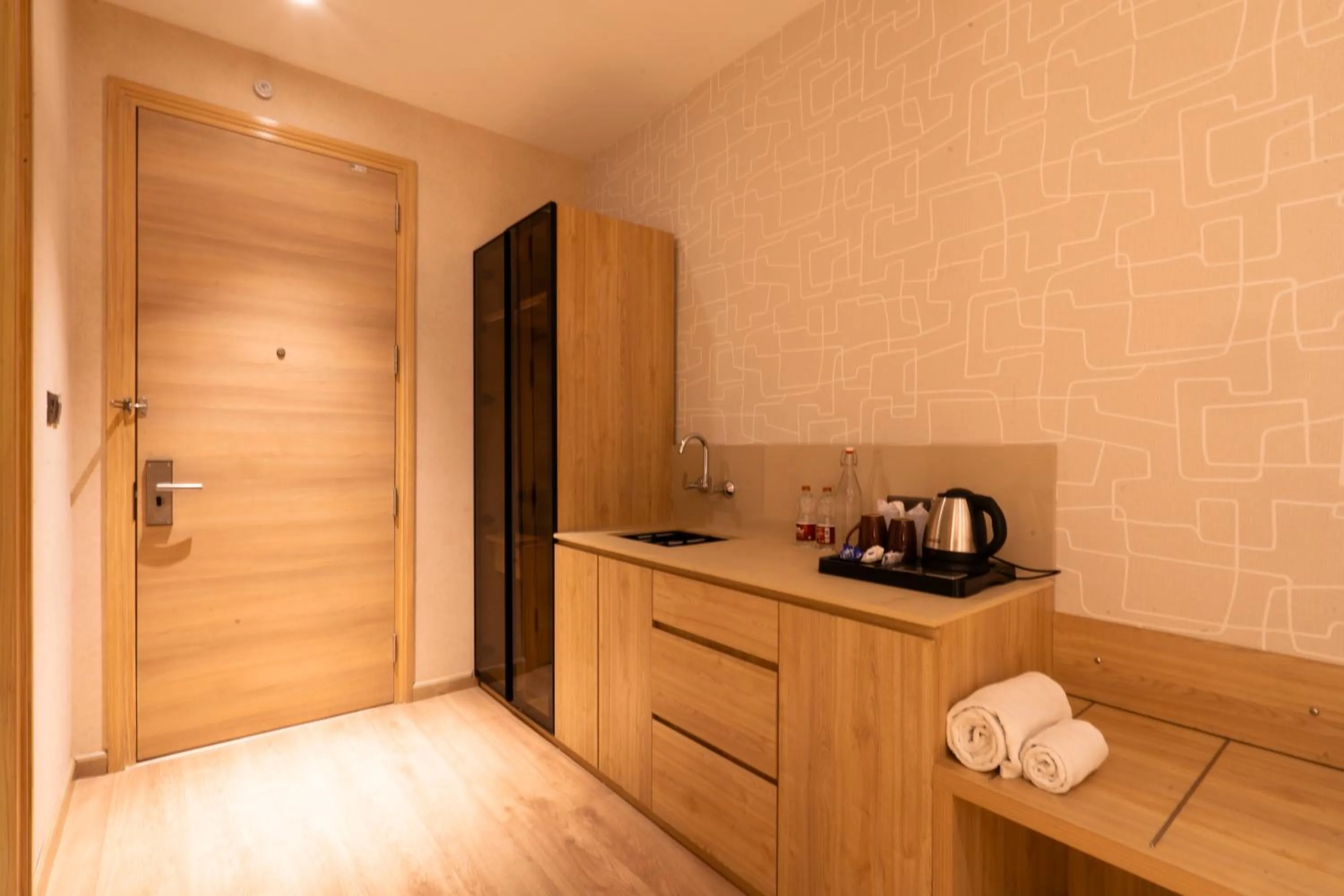 wardrobe in Hotel Bluestone Prime Nehru Place by The Cosy hotels