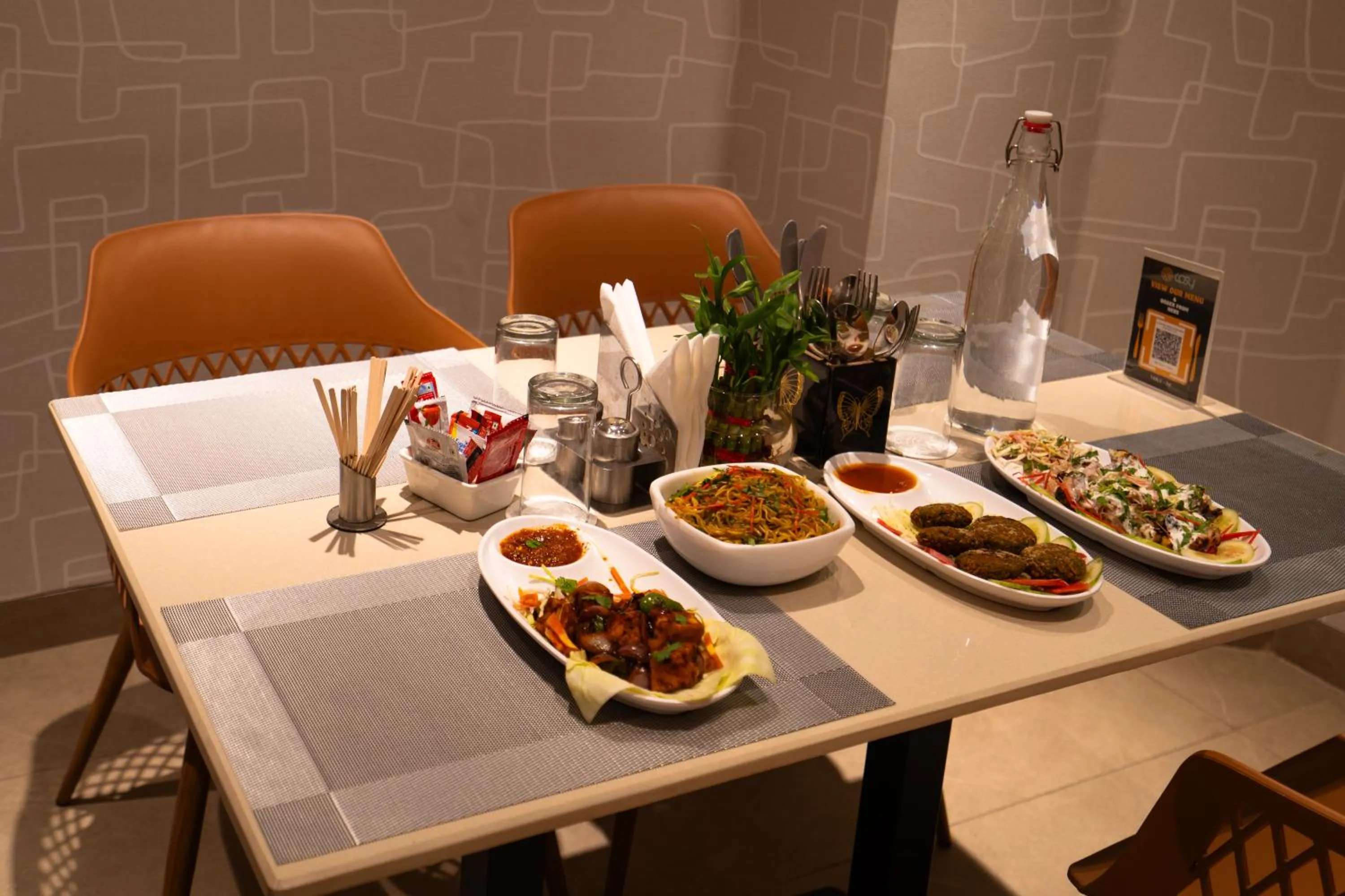 Food in Hotel Bluestone Prime Nehru Place by The Cosy hotels